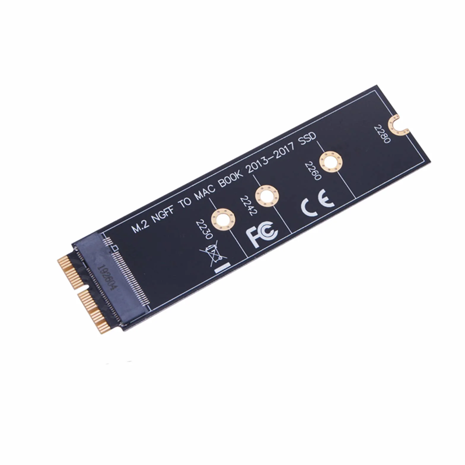 WANGCL Adapter M2 MacBook Air Nvme Pcie Adapter NVME/AHCI SSD, ulepszony zestaw do aktualizacji MacBooka Pro 2013-2015 MacBook Air 2013-2017