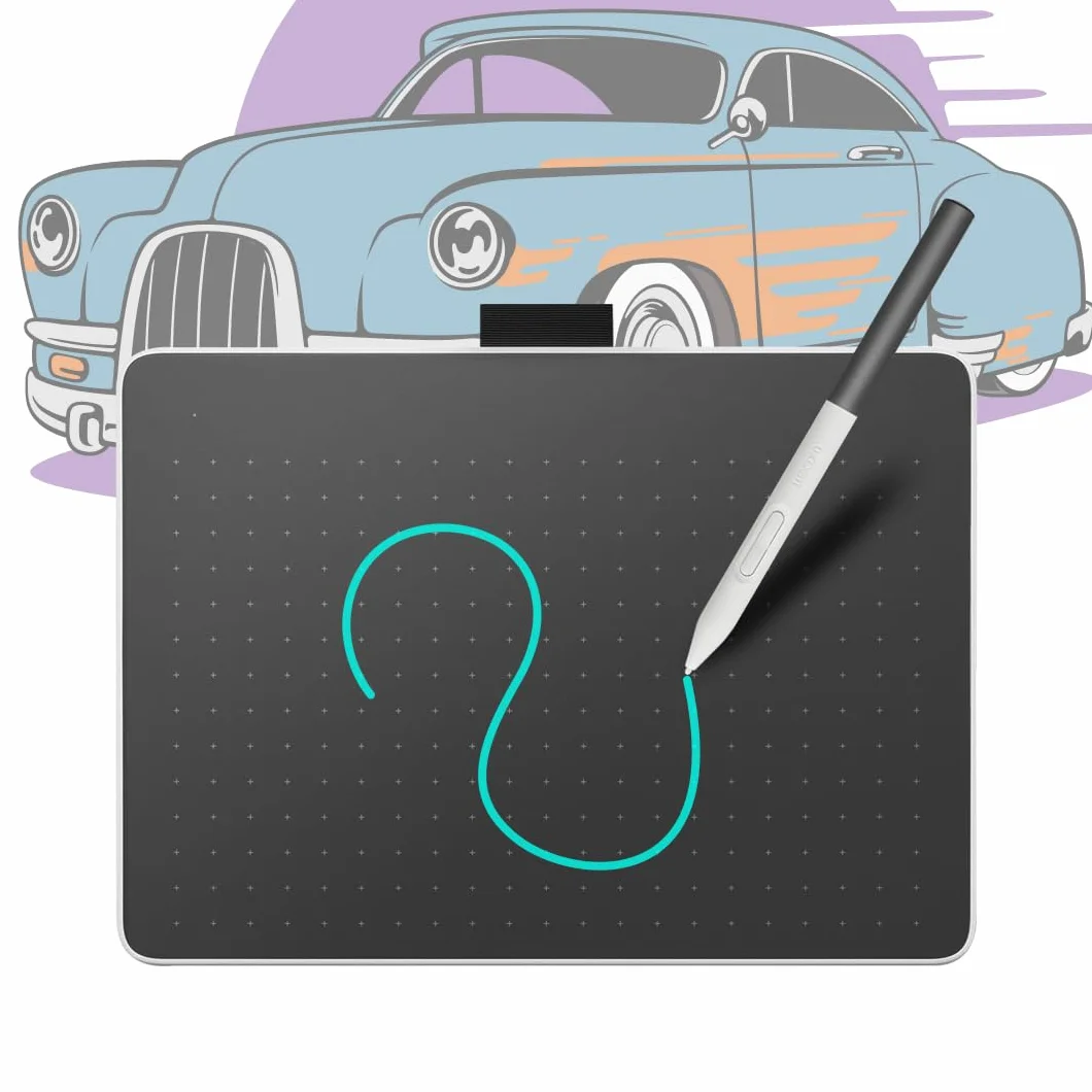 Wacom Tablet M Pen z Bezbateryjnym Długopisem EMR, Bluetooth, do Windows, Mac, Chromebook i Android