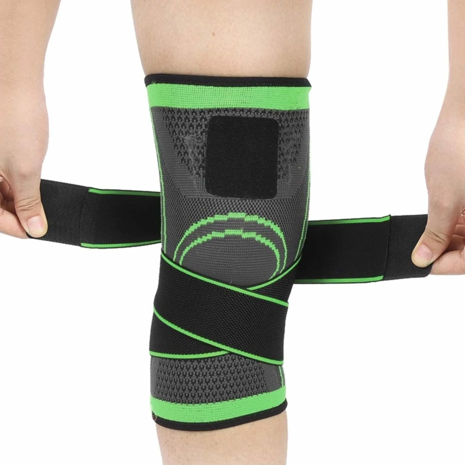 DEWIN Wsparcie Kolana, 3D Tkactwo Sportowe Ciśnieniowe Nakolannik Wsparcie Orteza Orteza Ciśnieniowa Ochrona przed urazami (rozmiar: M (35-40 cm))