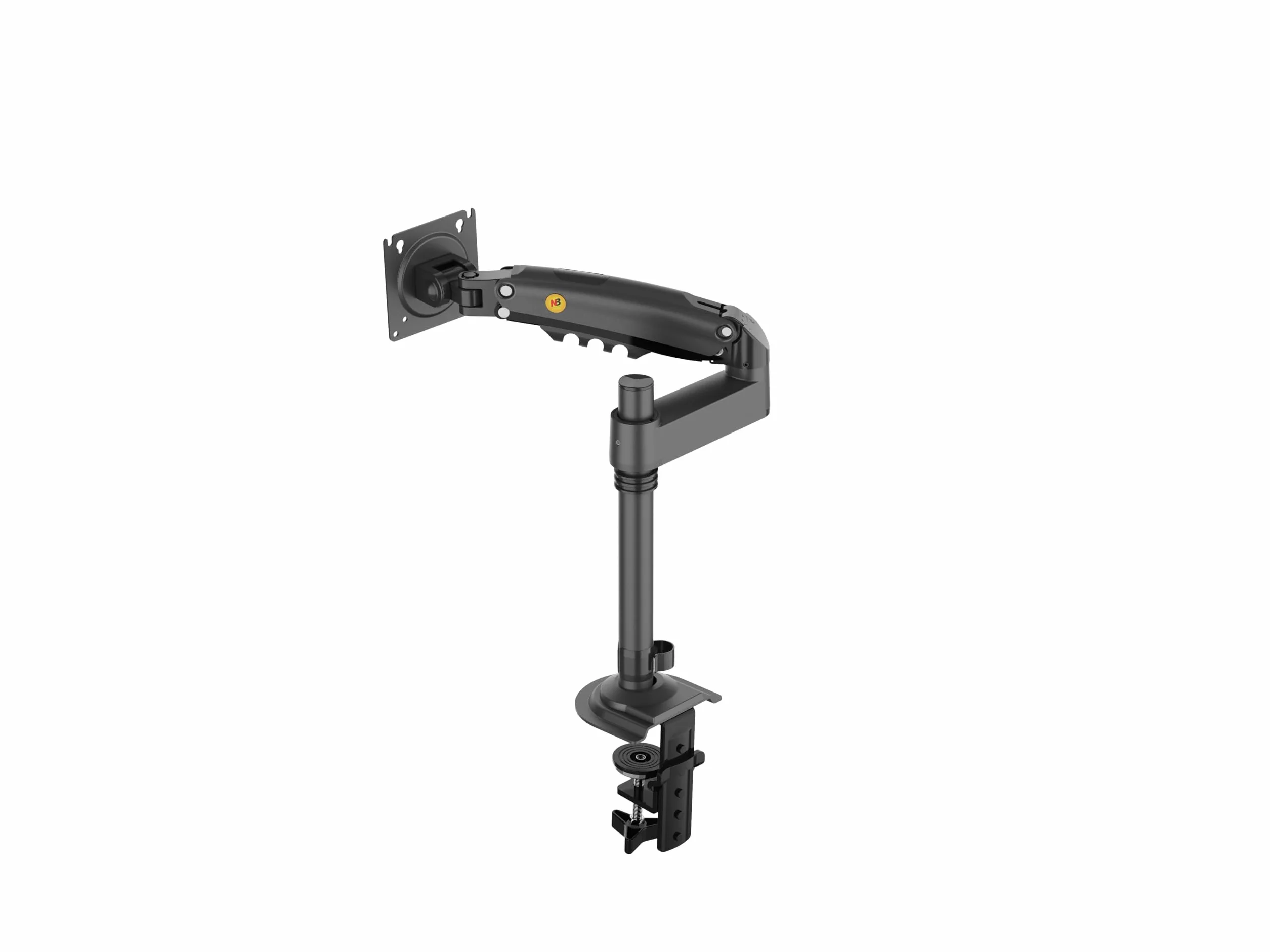 Uchwyt obrotowy na sprężynie gazowej do monitorów 22-35 cali VESA 100x100 mm udźwig 12 kg