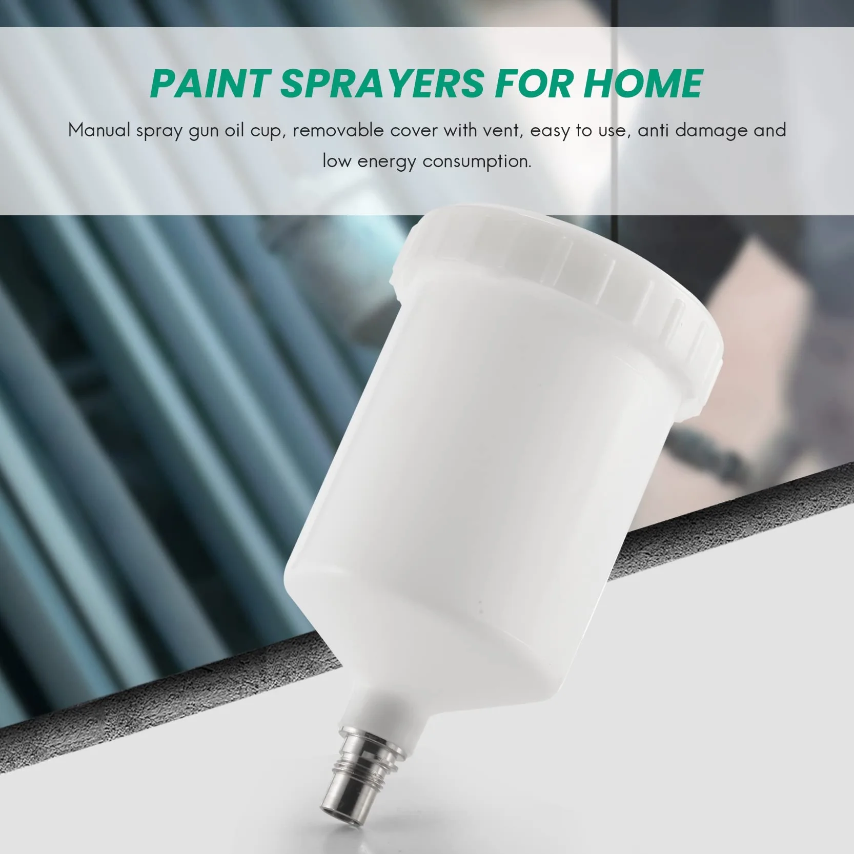 600 ml tworzywo sztuczne Hvlp malowanie filiżanka garnek do Sata Sprayer Cup przyłącze Jet