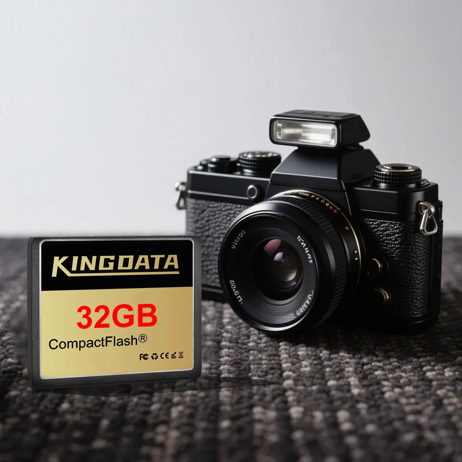 Karta CompactFlash 32 GB CF133X FAT32 Typ I do aparatów cyfrowych w stylu vintage