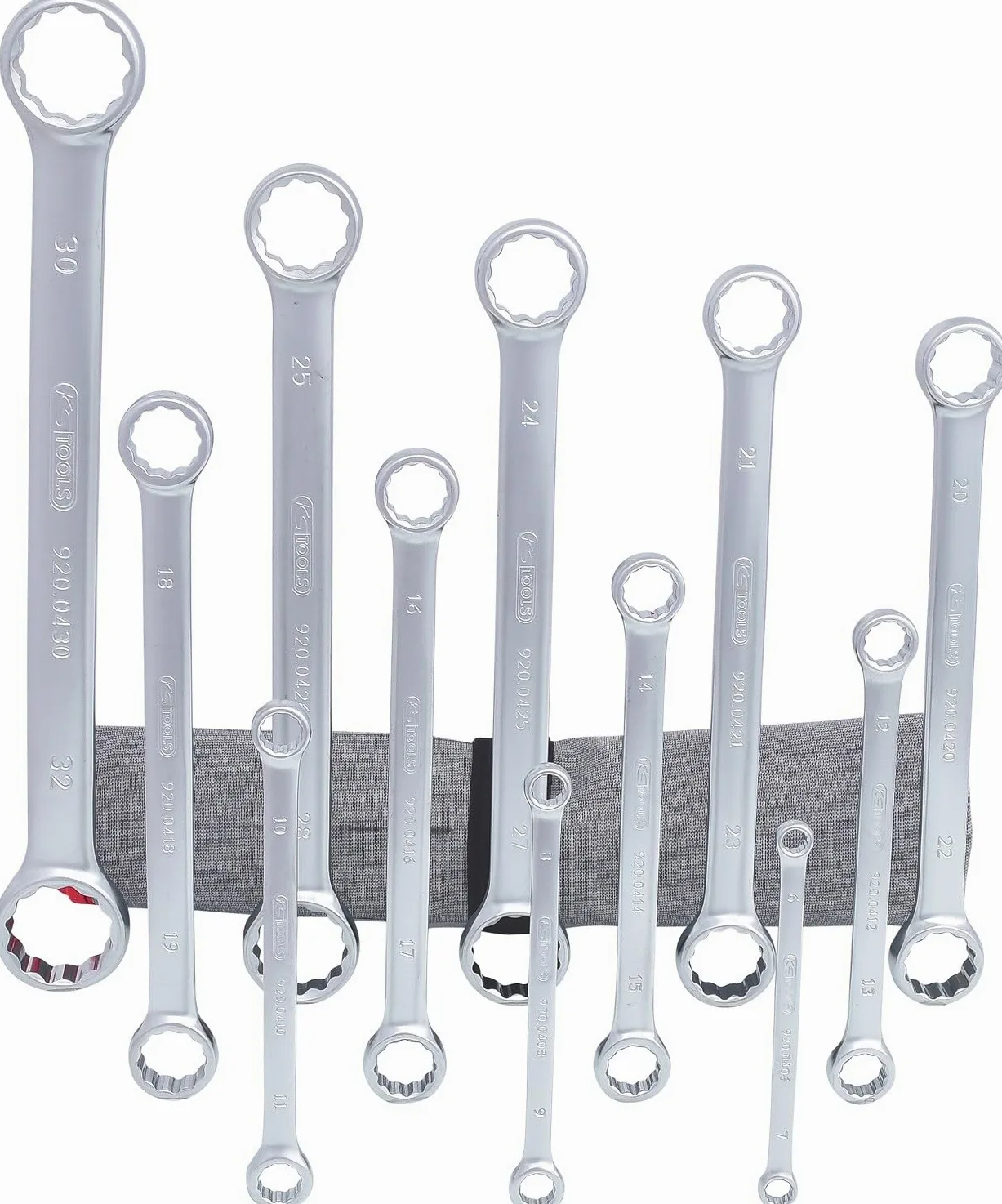 KS Tools 920.0450 ULTIMATE+ Zestaw podwójnych kluczy oczk. prostych, 12-szt