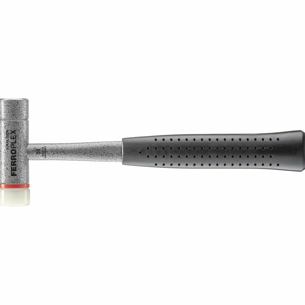 HALDER Młotek wielofunkcyjny, płaski, ergonomiczny | Stal stopowa, stal | 30 mm, 3677.030 g