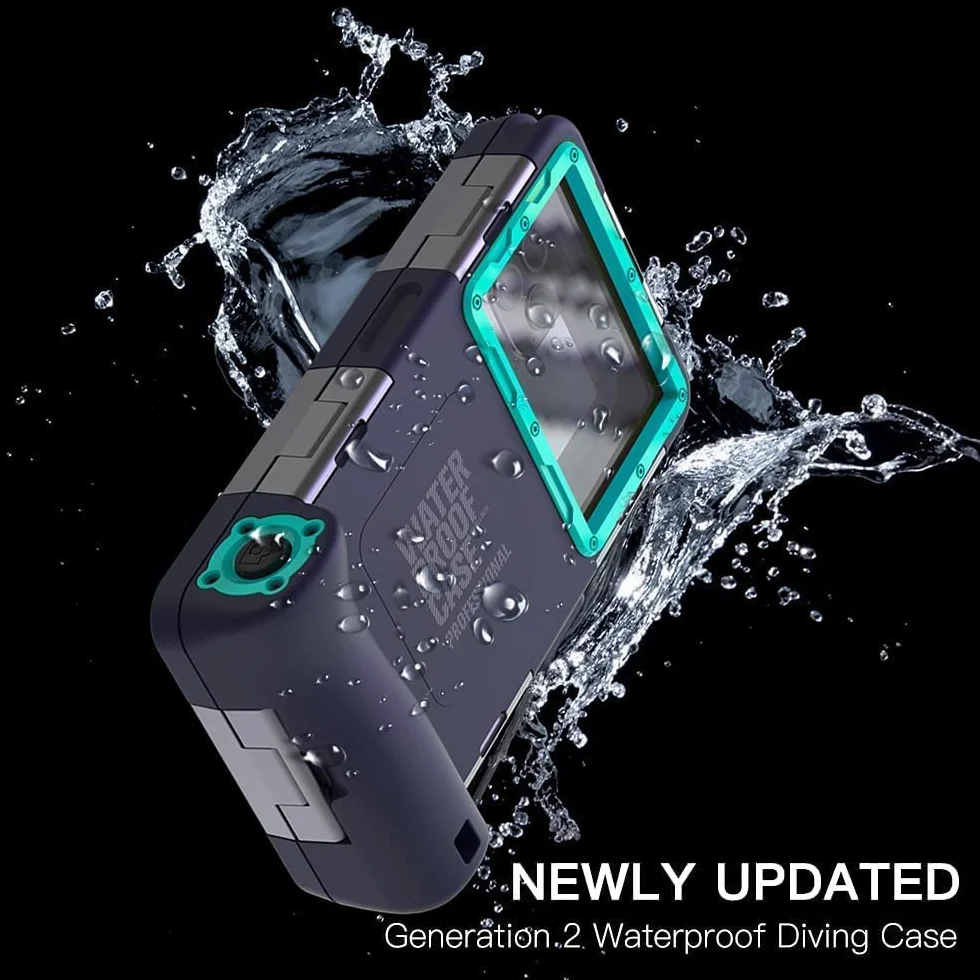 Wodoszczelne etui na telefon iPhone 14/13/12/11 Pro Max Mini Xr/X/Xs, Samsung Galaxy S22/S21/S20/S10 Ultra Plus, etui do nurkowania ze smyczą