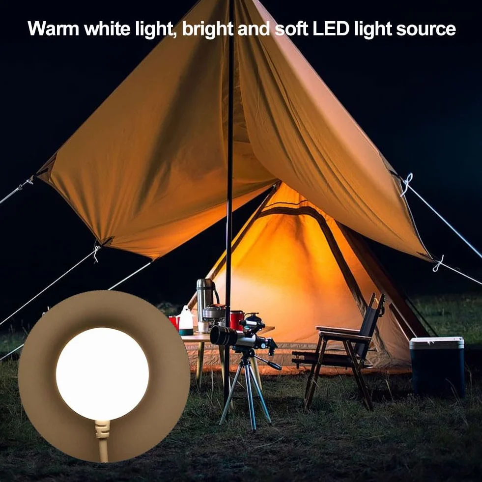 Mini lampa magnetyczna USB, lampka nocna LED z przełącznikiem, 5 V, 1 W, mała, okrągła lampa z kablem o długości 1,5 m, do komputera, witryn, szaf, notebooka, interfejsu USB, 1,5 m, 34 mm (ciepła biel