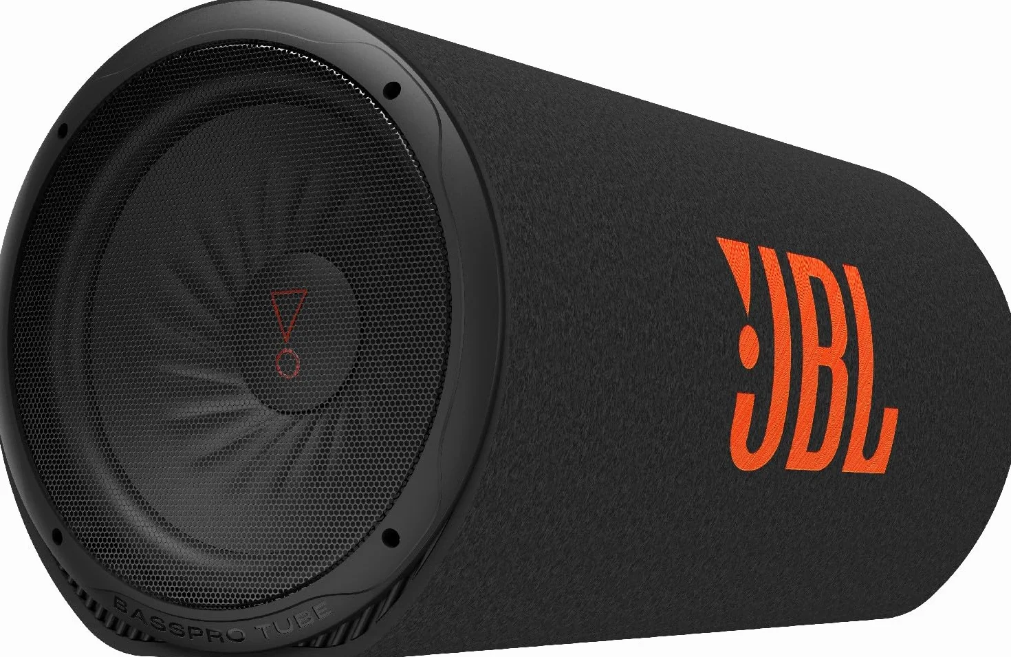 JBL BassPro Tube 12" 30 cm wzmacniacz samochodowy subwoofer, rurka samochodowa ze wzmacniaczem klasy D 450 W max, potężne wzmocnienie basu, opatentowany port basowy, pilot zdalnego sterowania