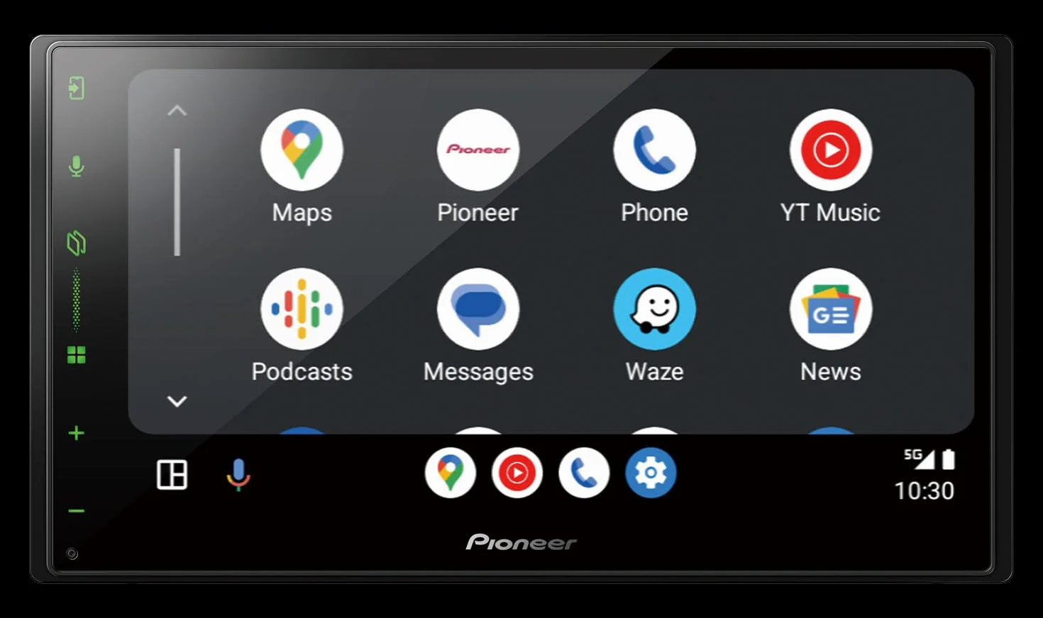 Pioneer SPH-DA77DAB centrum multimedialne 2DIN, pojemnościowy panel dotykowy 6,8", z Wi-Fi, Bluetooth, Apple CarPlay, Android Auto i DAB+, 13-pasmowy korektor graficzny