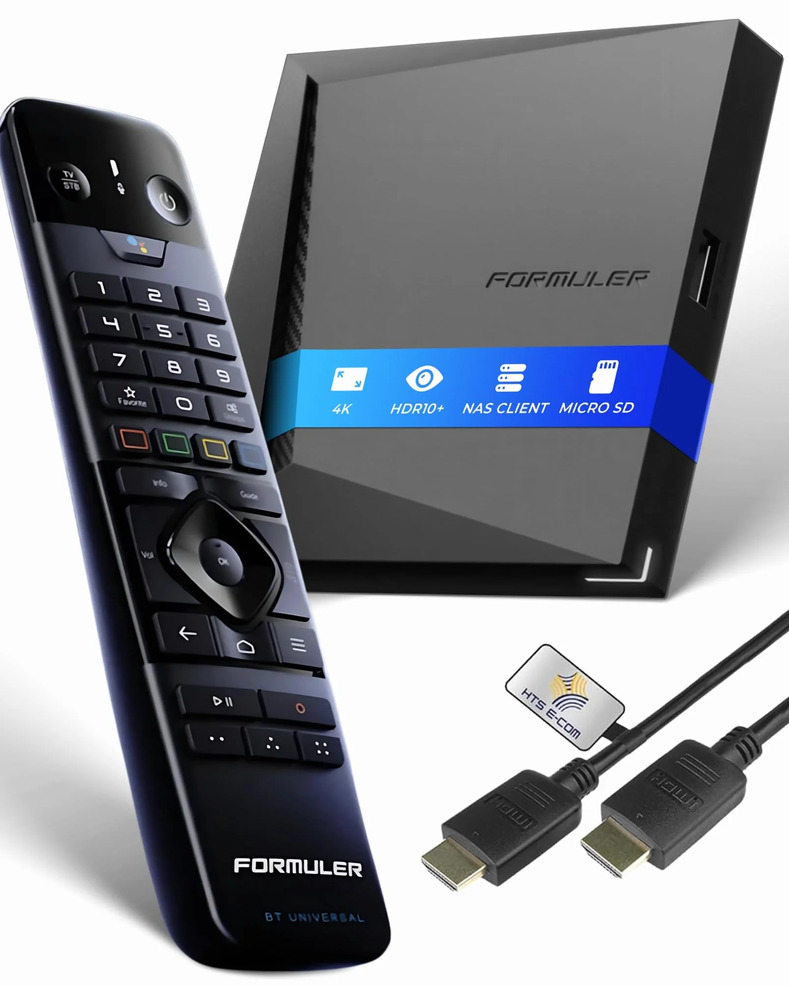 Formuler Z11 PRO MAX 4K BT1-Edition Android 11 OTT odtwarzacz multimedialny, 4K UHD HDR10+ Smart OTT IP Media Streaming Box, Wi-Fi, pilot BT, obsługa Widevine L1, aplikacja MYTVOnline3, kabel HTS