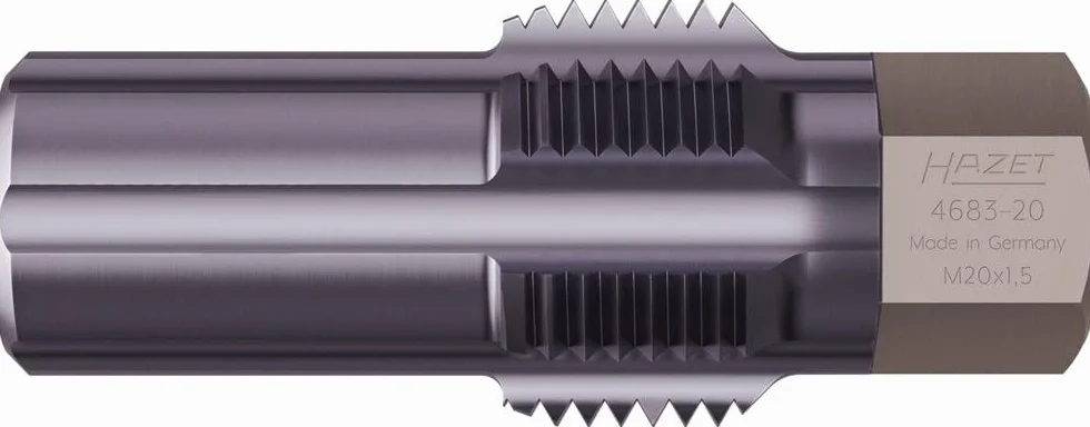 HAZET Obcinak do gwintów 4683-20 sześciokąt zewnętrzny 13 mm M20 x 1,5 TiAIN