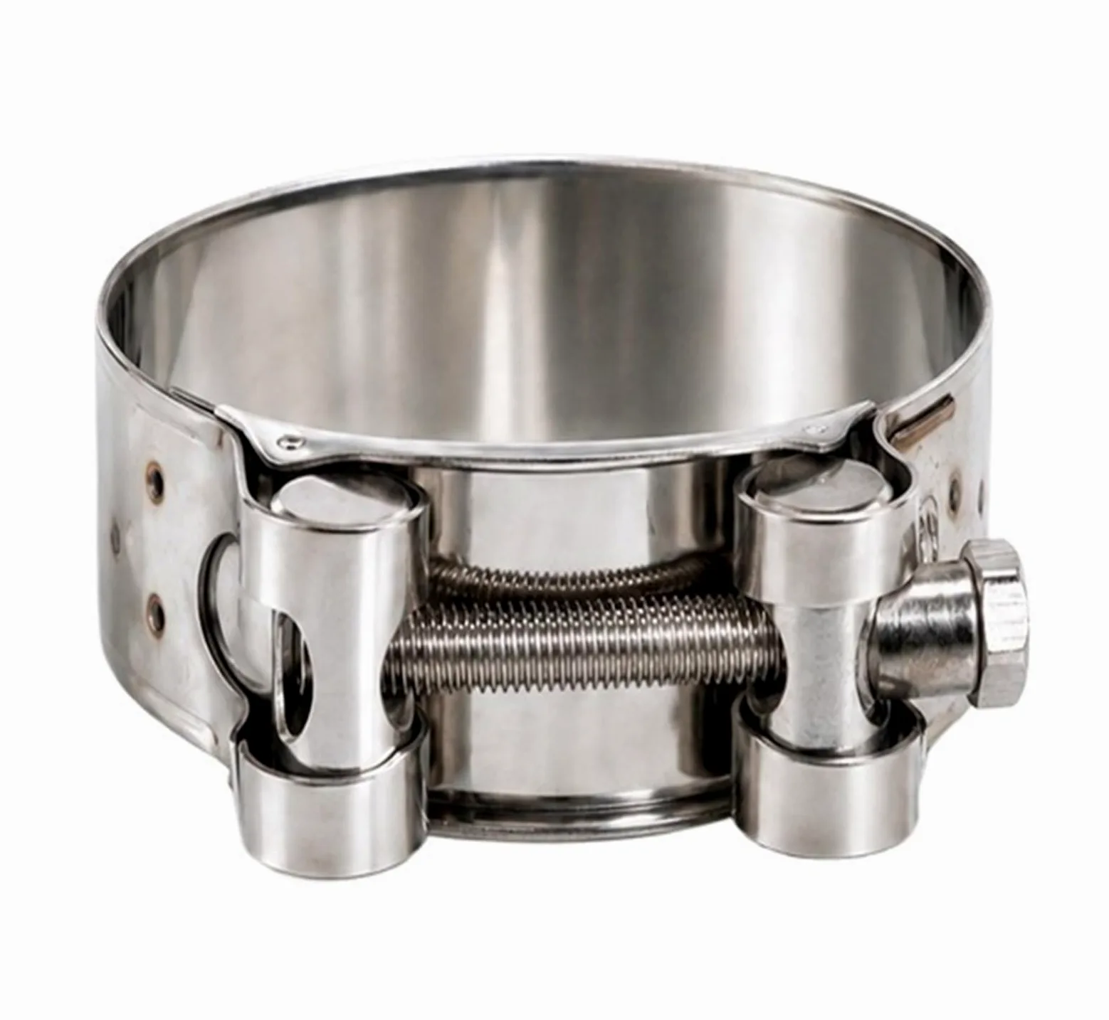 1 szt. Uniwersalny zacisk rurowy T-Bolt ze stali nierdzewnej (17-103 mm) | Trwałe rozwiązanie zaciskowe do rur wydechowych samochodów i motocykli(40MM-43MM 10PCS)