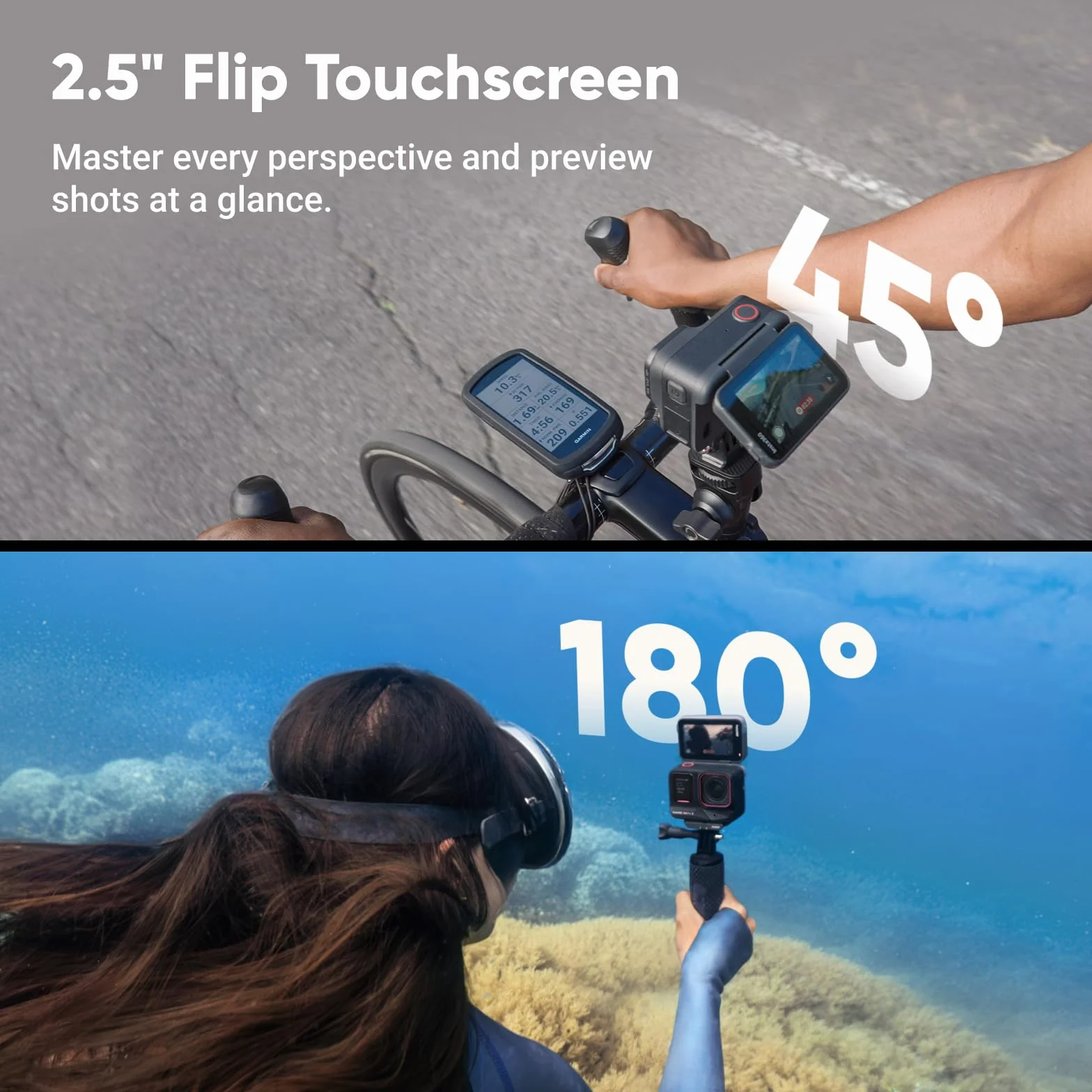 Insta360 Ace Pro 2 szt. Standardowa kamera sportowa wodoodporna 8K Leica czujnik 1/1,3" podwójny układ AI