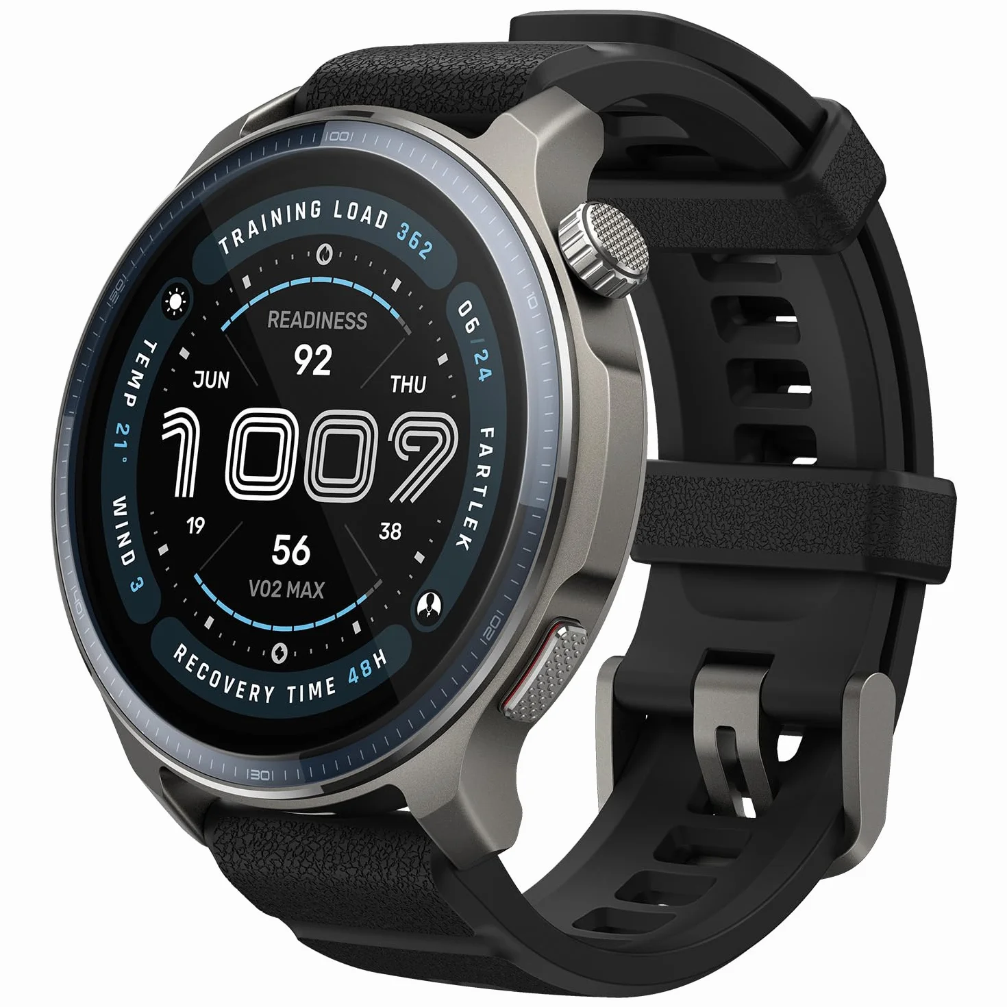 Amazfit Balance 2 Smartwatch 47 mm AMOLED Szkło Szafirowe Dual GPS 21 dni baterii
