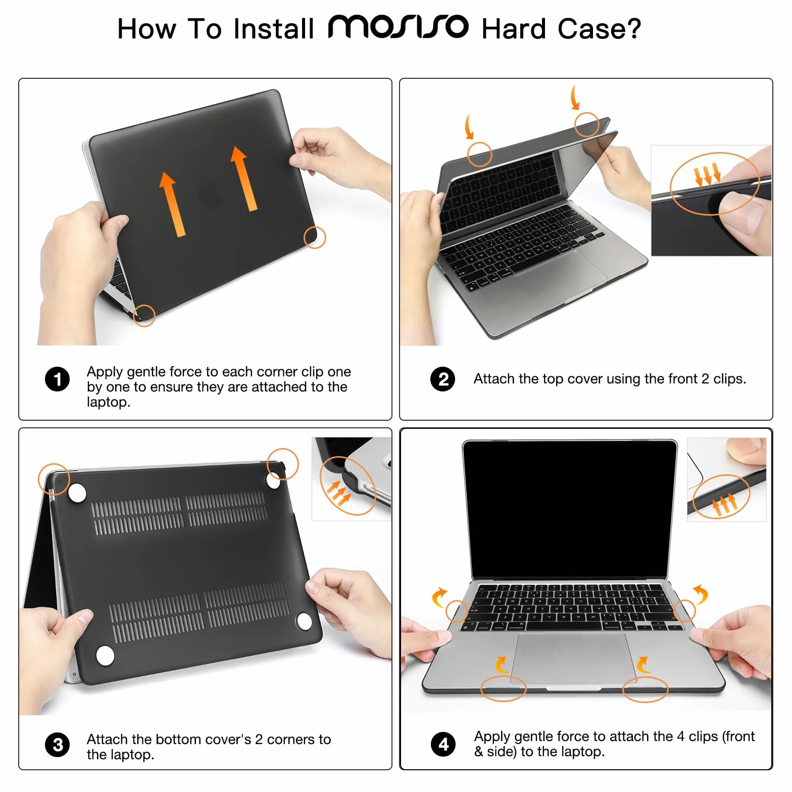 MOSISO Etui kompatybilne z MacBook Air 13 etui M4 M3 M2 2025 2024-2022 A3240 A3113 A2681, do MacBook Air 13,6 cala, wyświetlacz Liquid Retina Case, klawiatury i etui na klawiaturę, folie i kamera