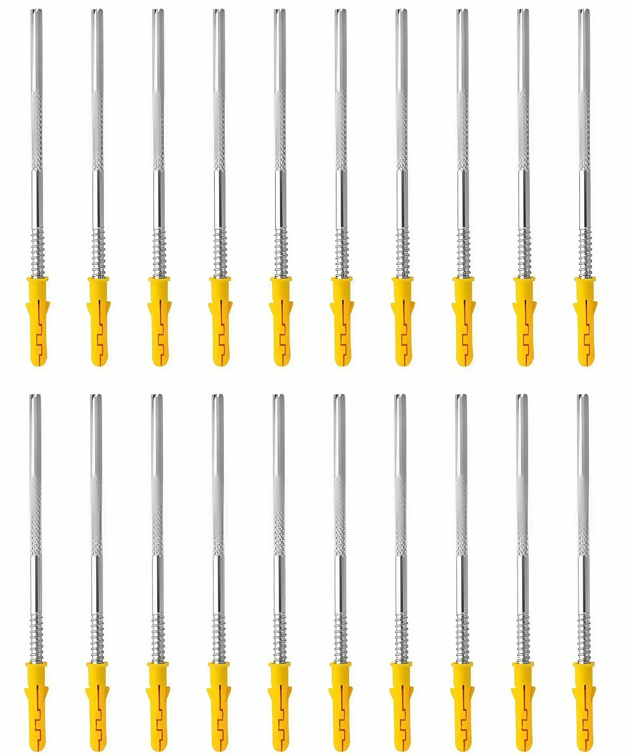20 Sztuk Niewidocznych Wsporników do Półek, 6x130 mm Wspornik Ścienny do Półek, Nośnik Półki, Wspornik do Półek, Konsola Ścienna, Uchwyt do Półki, Niewidoczny Wspornik do Półki Ściennej