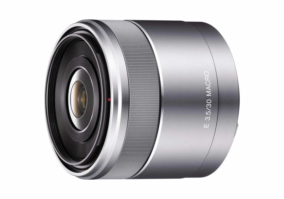 Sony E 30 mm F3.5 Makro obiektyw stałoogniskowy Mocowanie E APSC SEL30M35 Srebrny