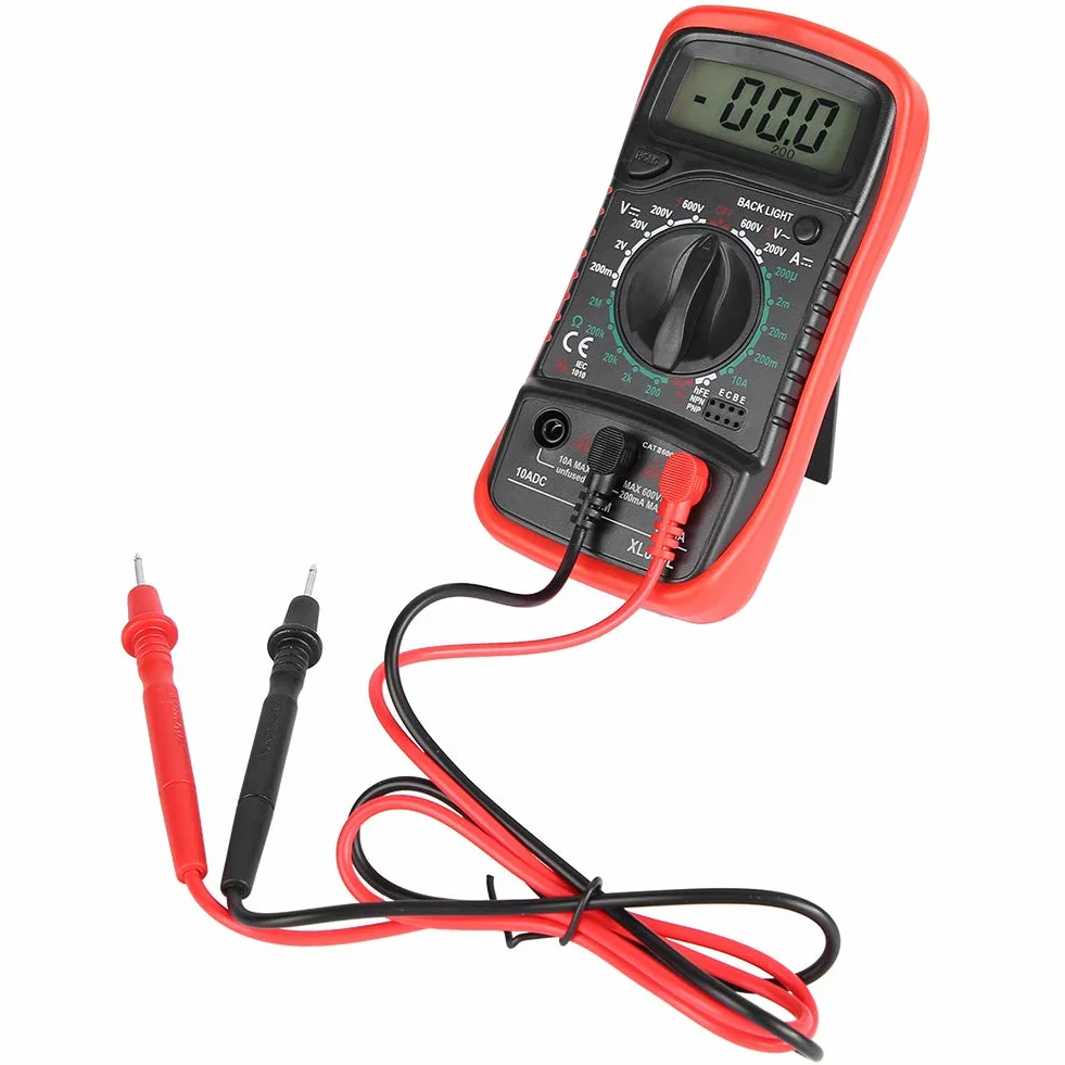 XL830L 1999 liczy LCD cyfrowy multimetr woltomierz amperomierz omomierz prąd napięcie rezystancja Dioda Tester triodów (XL830L)