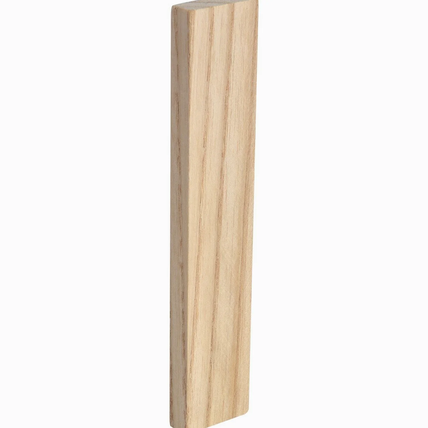 Klocki przeszklone podkładki pod okno 120 x 26 x 1,3 klocki szklane jesion lakierowany naturalny