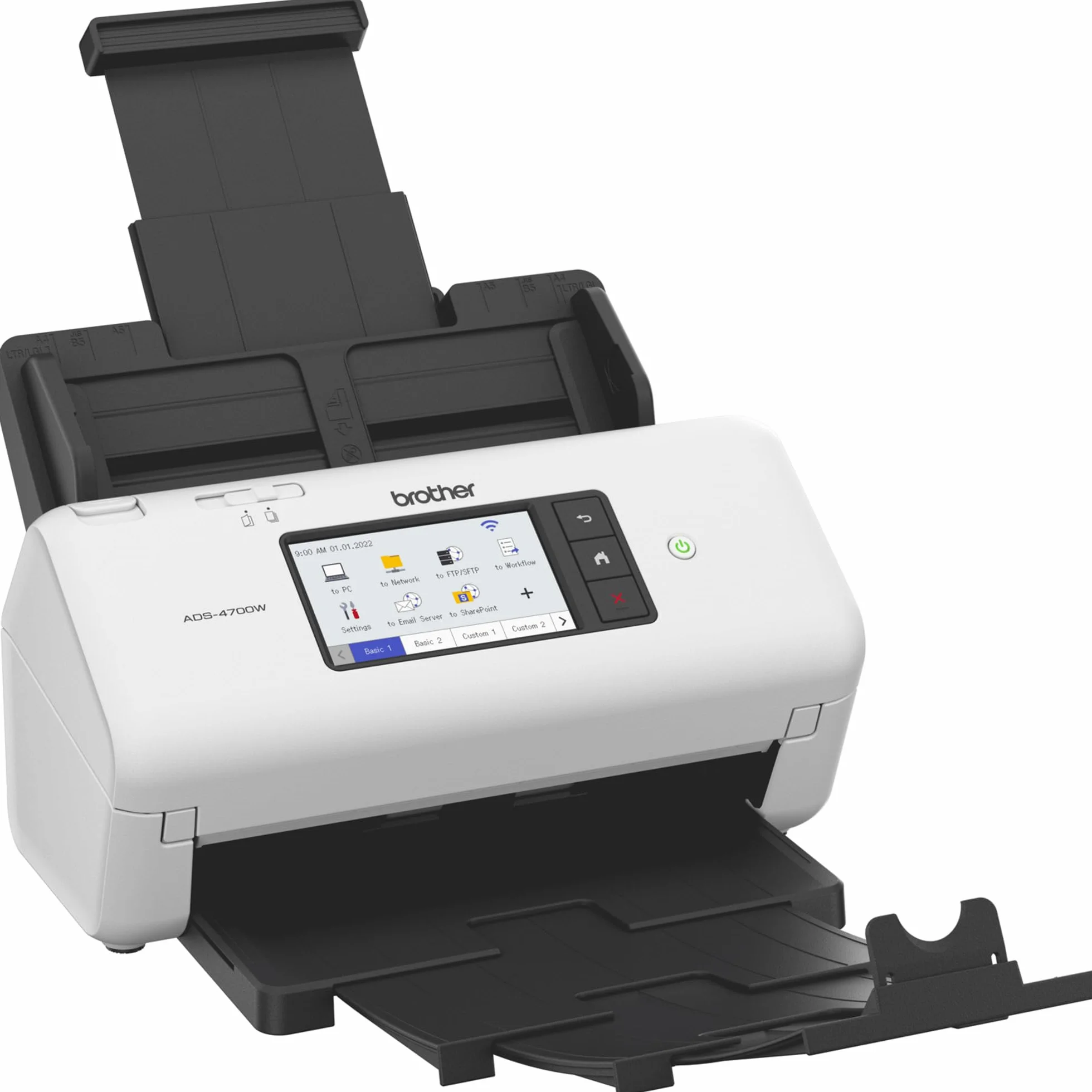 Brother ADS-4700W profesjonalny skaner dokumentów Duplex USB LAN WLAN biały