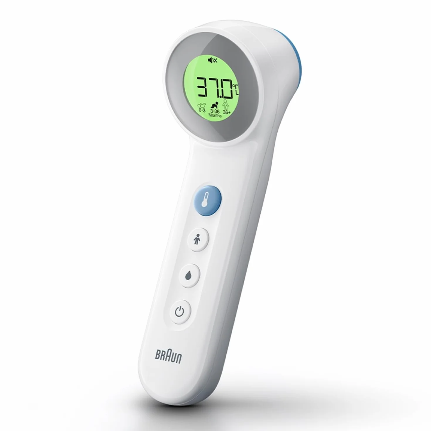 Braun Healthcare No Touch + Termometr Czołowy, Biały