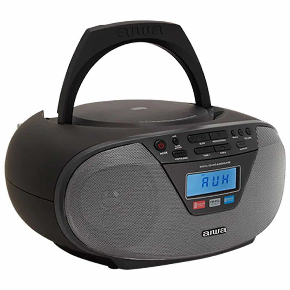 Aiwa BBTU-400BK przenośne radio CD Bluetooth USB czarny