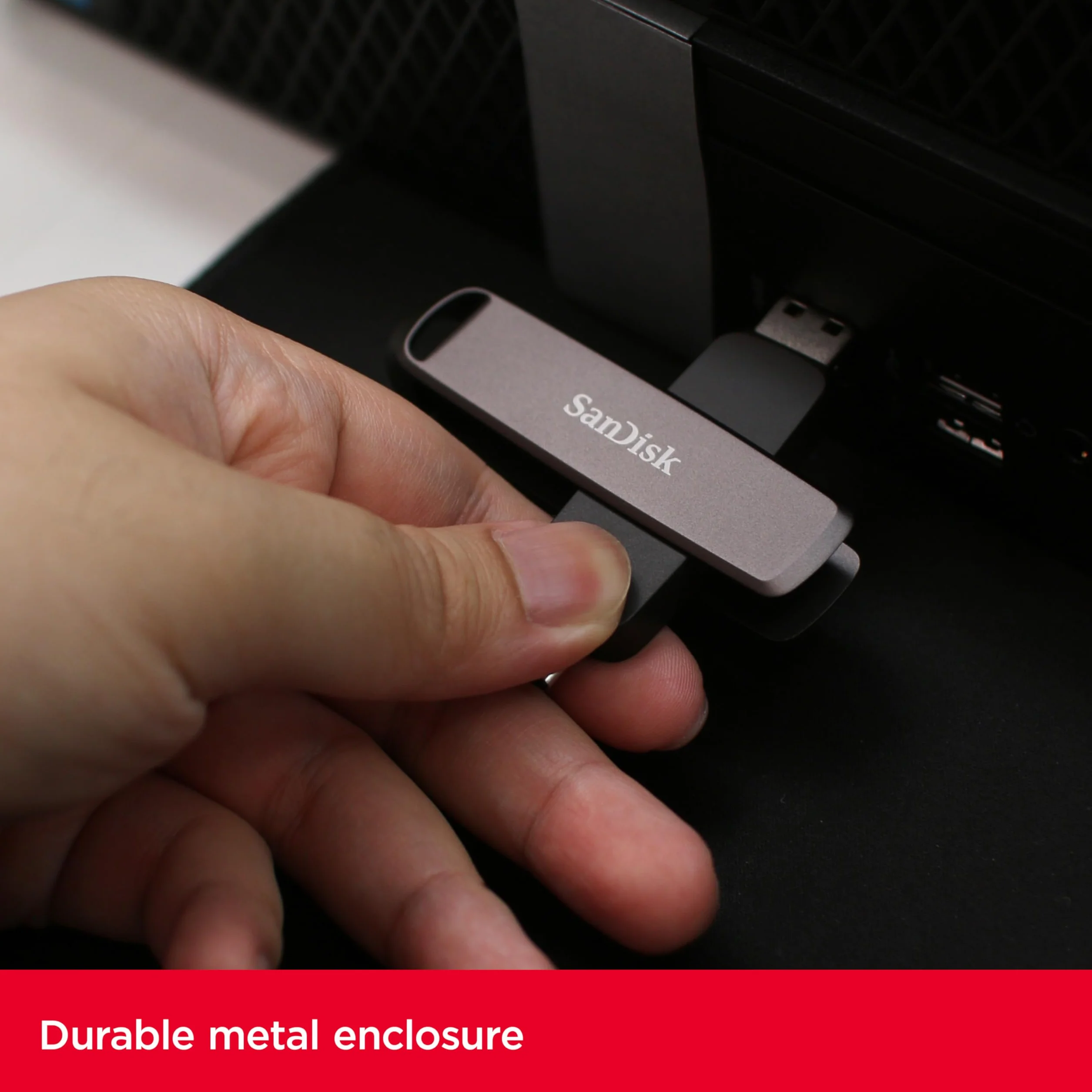 SanDisk flash USB 1 TB USB Type-C/USB Type-A 3.2 Gen 2 Nero