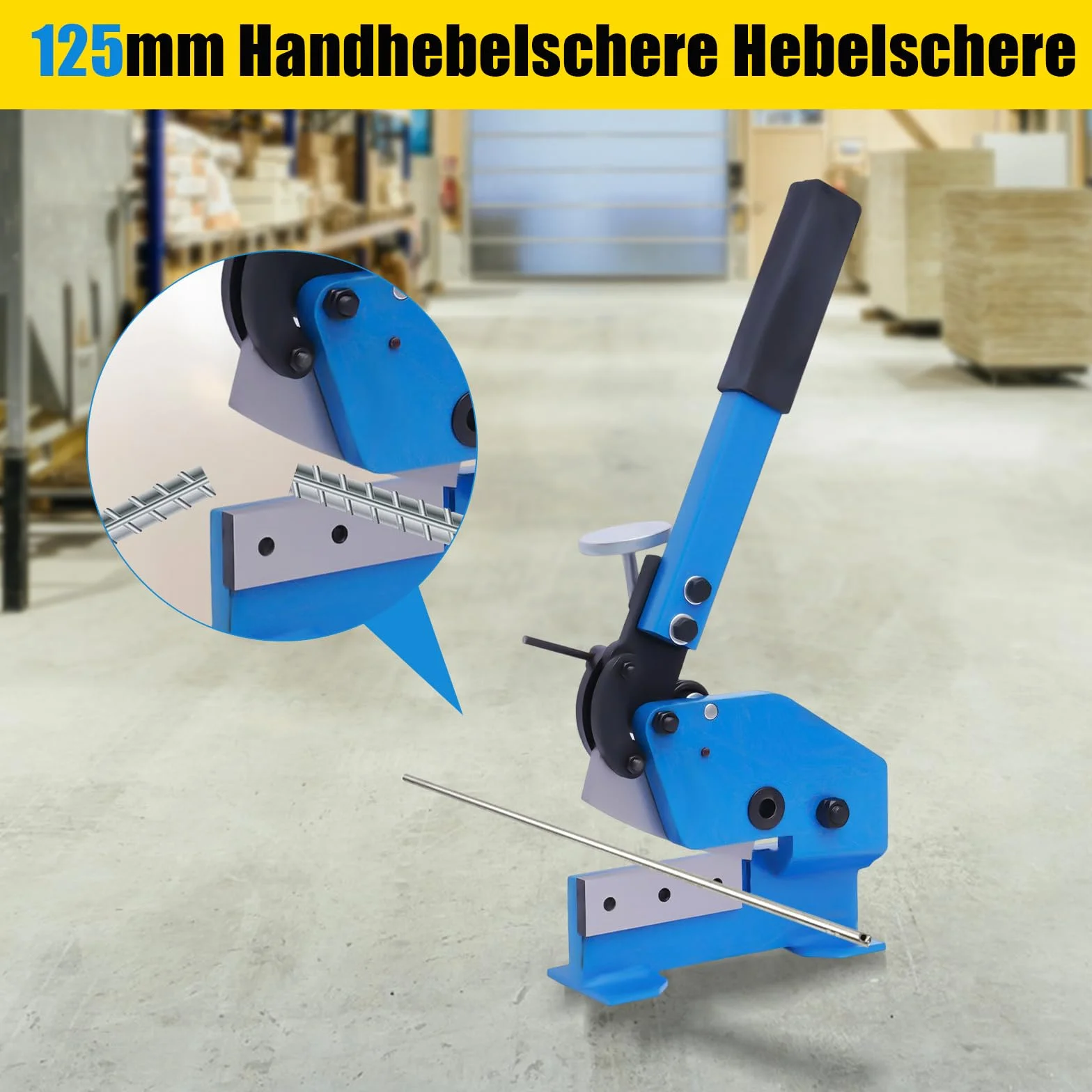 Nożyce ręczne do cięcia blachy Heavy Duty, precyzyjne cięcie do blachy o grubości 6 mm, nożyce do metalu