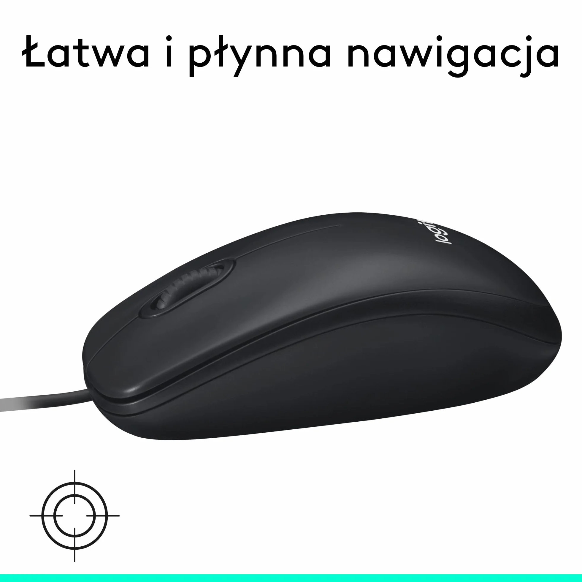 Logitech M100 Mysz przewodowa 1000 DPI Czarny