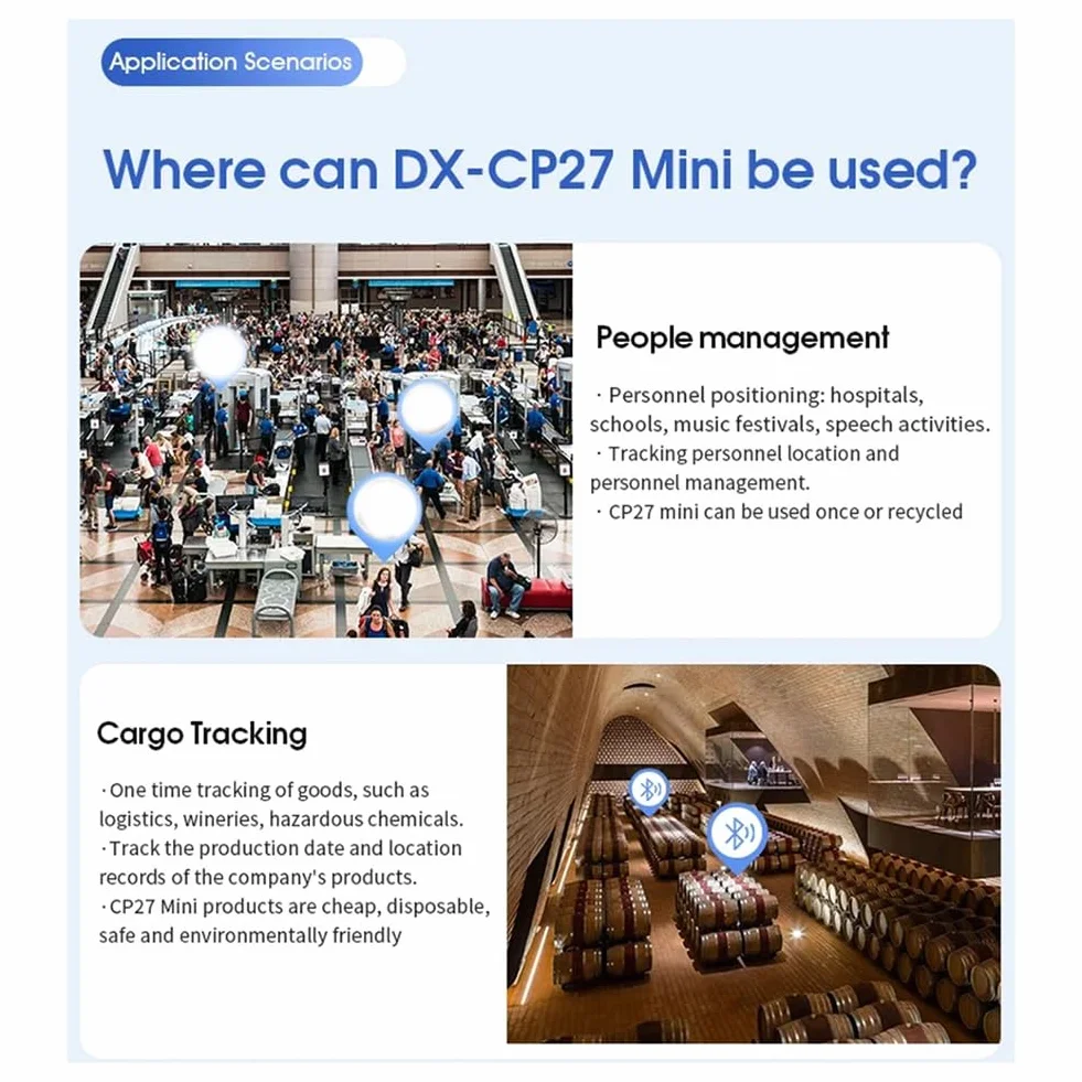 Mini Stacja Bazowa Bluetooth IBeacon IP67 Wodoodporna