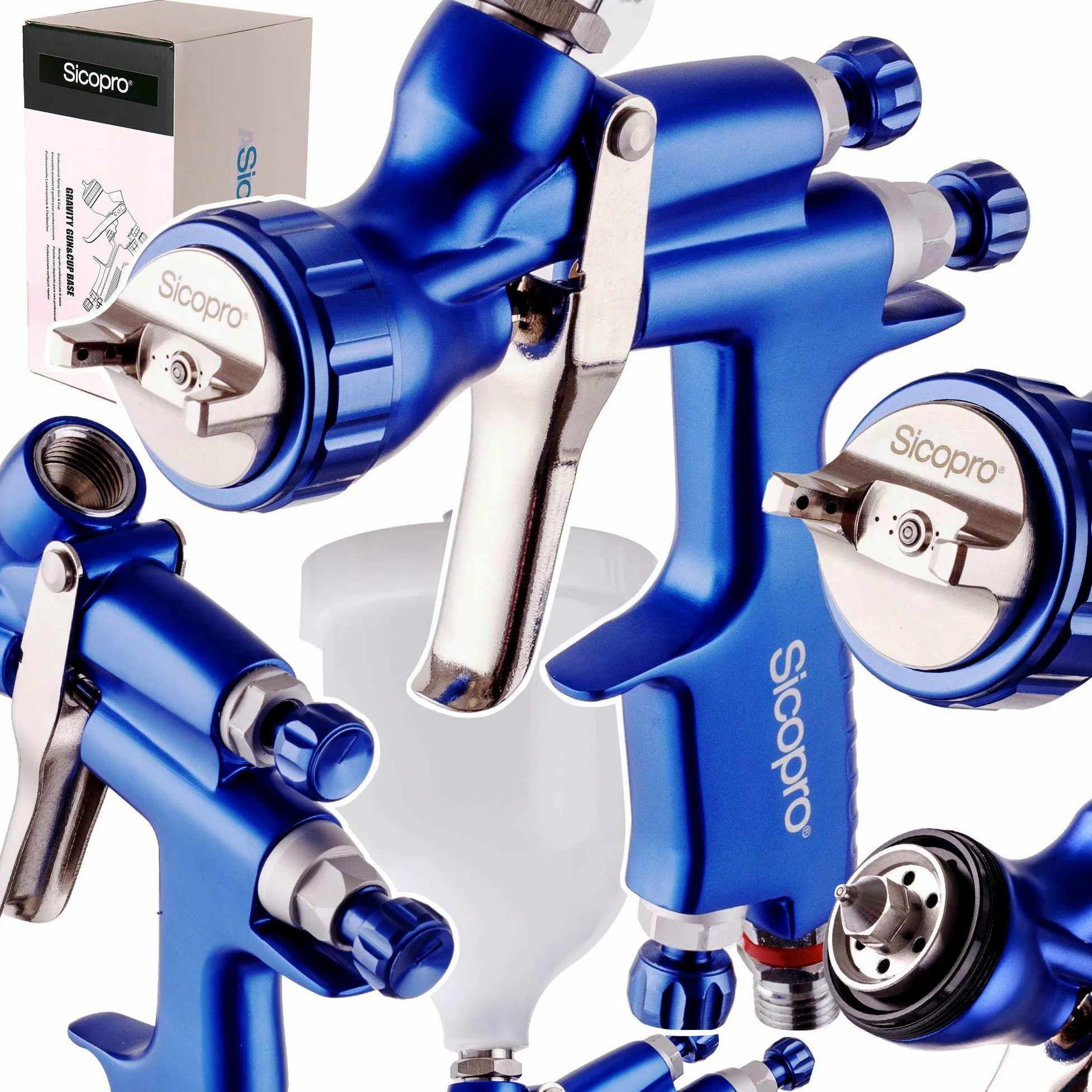 Profesjonalny Pistolet Lakierniczy HVLP 1,3mm SICO PRO 600ml