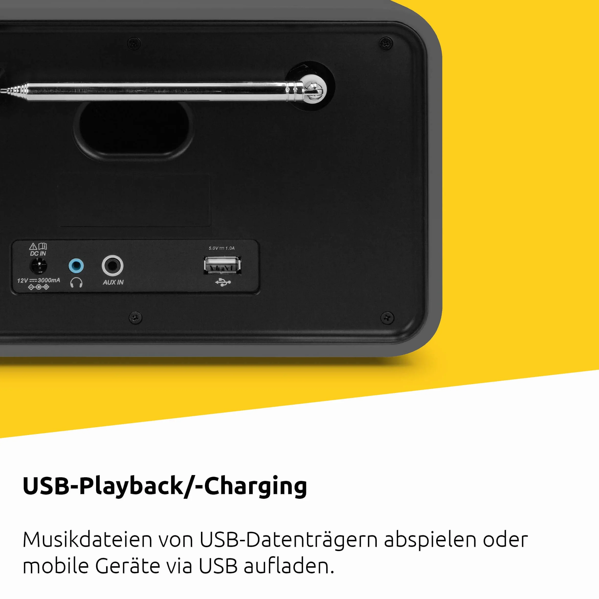 TechniSat DIGITRADIO 586 hybrydowe radio DAB+ internetowe FM Bluetooth Spotify ładowanie bezprzewodowe wyświetlacz OLED USB CD MP3 AUX 20 W antracyt