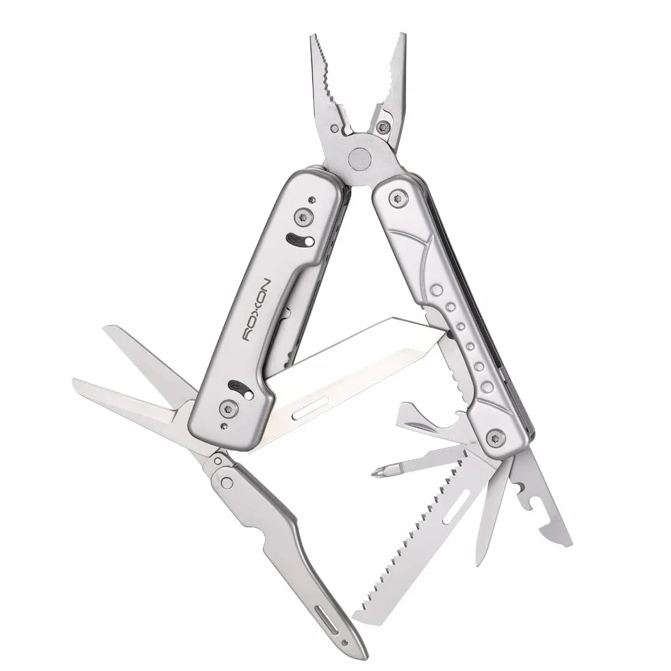 ROXON S802 Phantom zaktualizowana wersja Multi Tool szczypce i nożyczki z wymiennym ostrzem i przecinakami... (S802S)