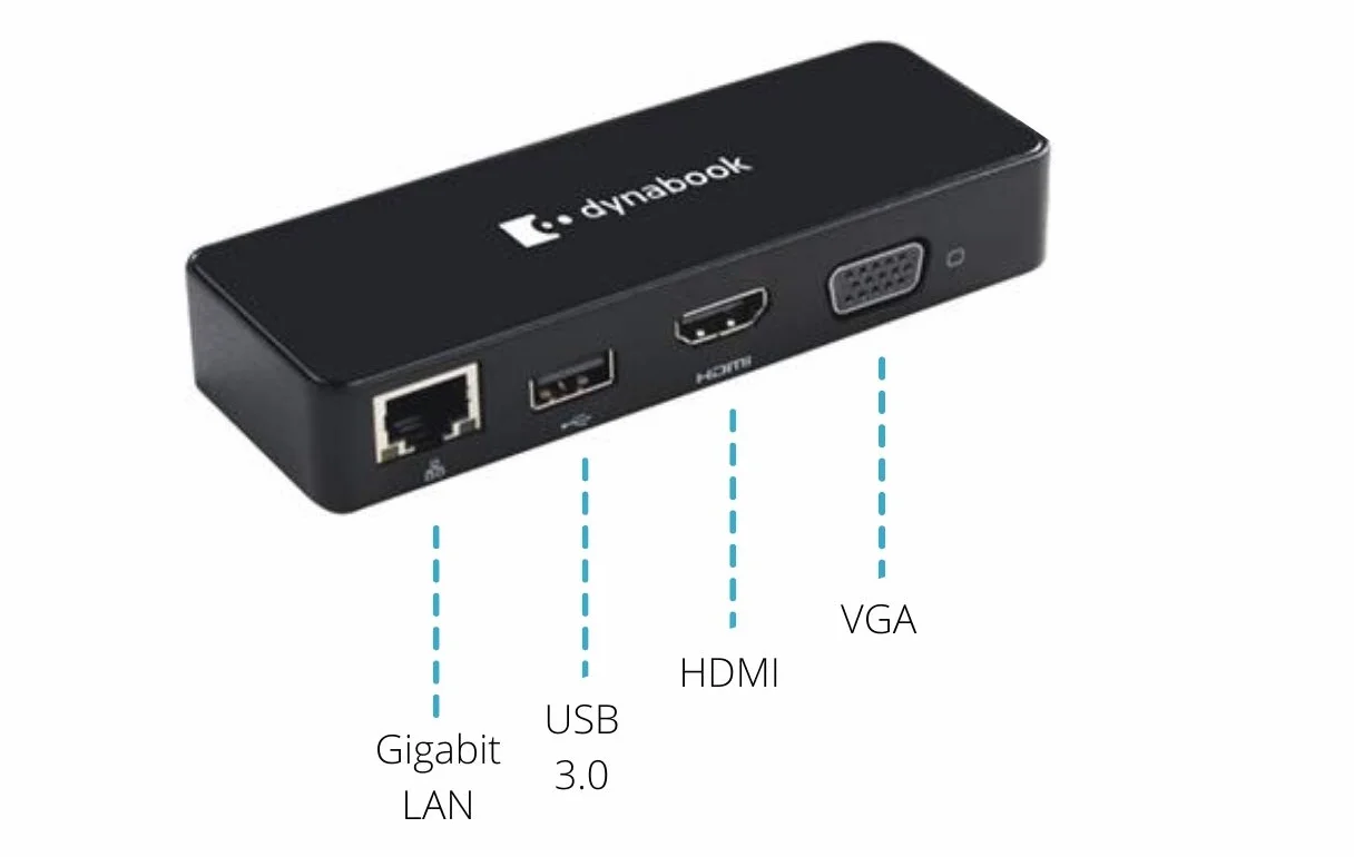 DynaBook Adaptateur Voyage USB-C LAN