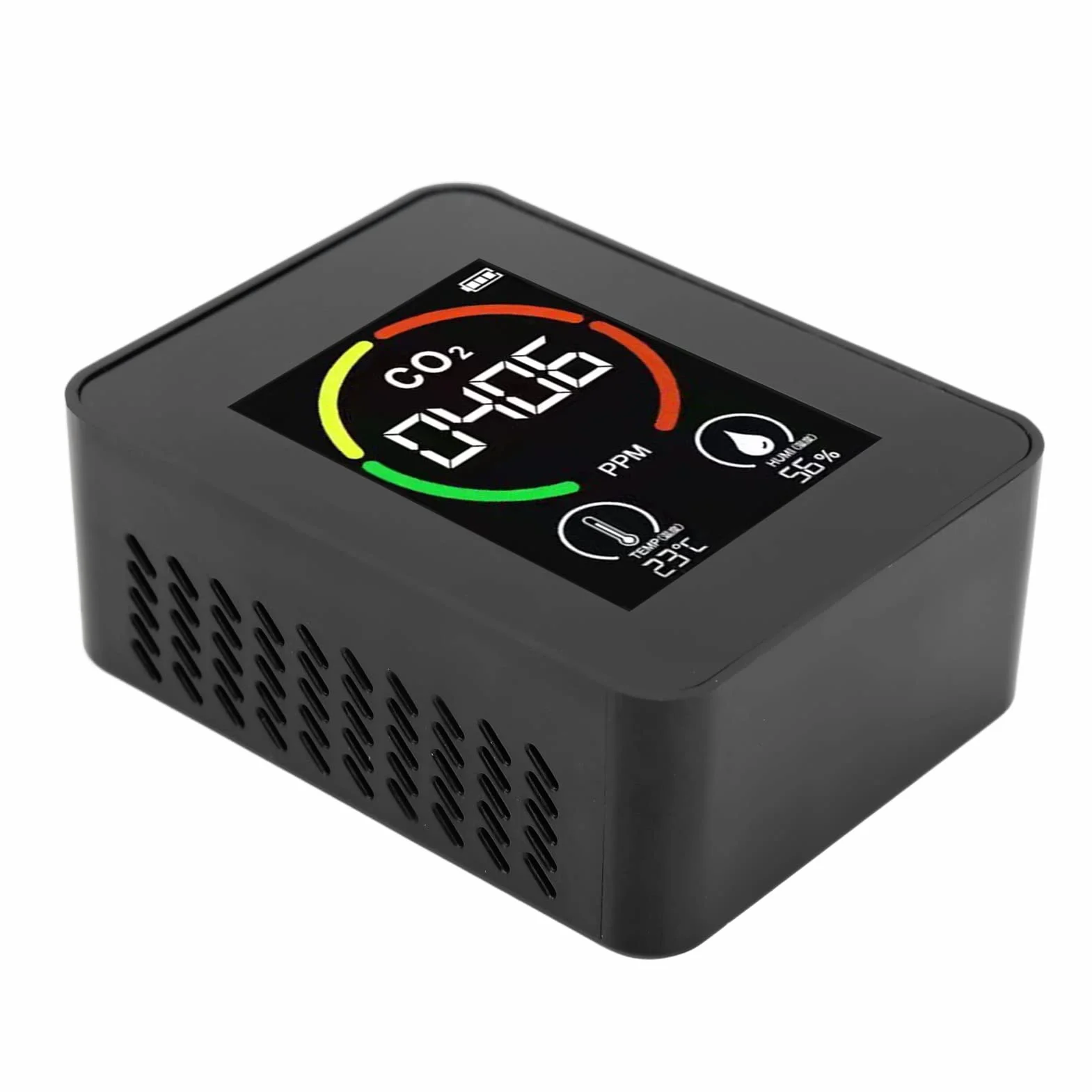 Detektor CO2 Monitor Jakości Powietrza z Czujnikiem TVOC, Monitor w Czasie Rzeczywistym, łatwy Odczyt, Szerokie Możliwości