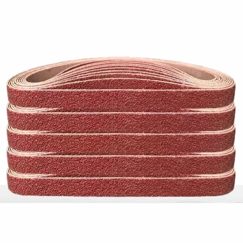Taśmy szlifierskie, 50 szt. pasów szlifierskich 10 x 330 mm, taśmy ścierne do szlifierki taśmowej, narzędzia ścierne, drewno, miękkie polerowanie metalu, ziarnistość 80