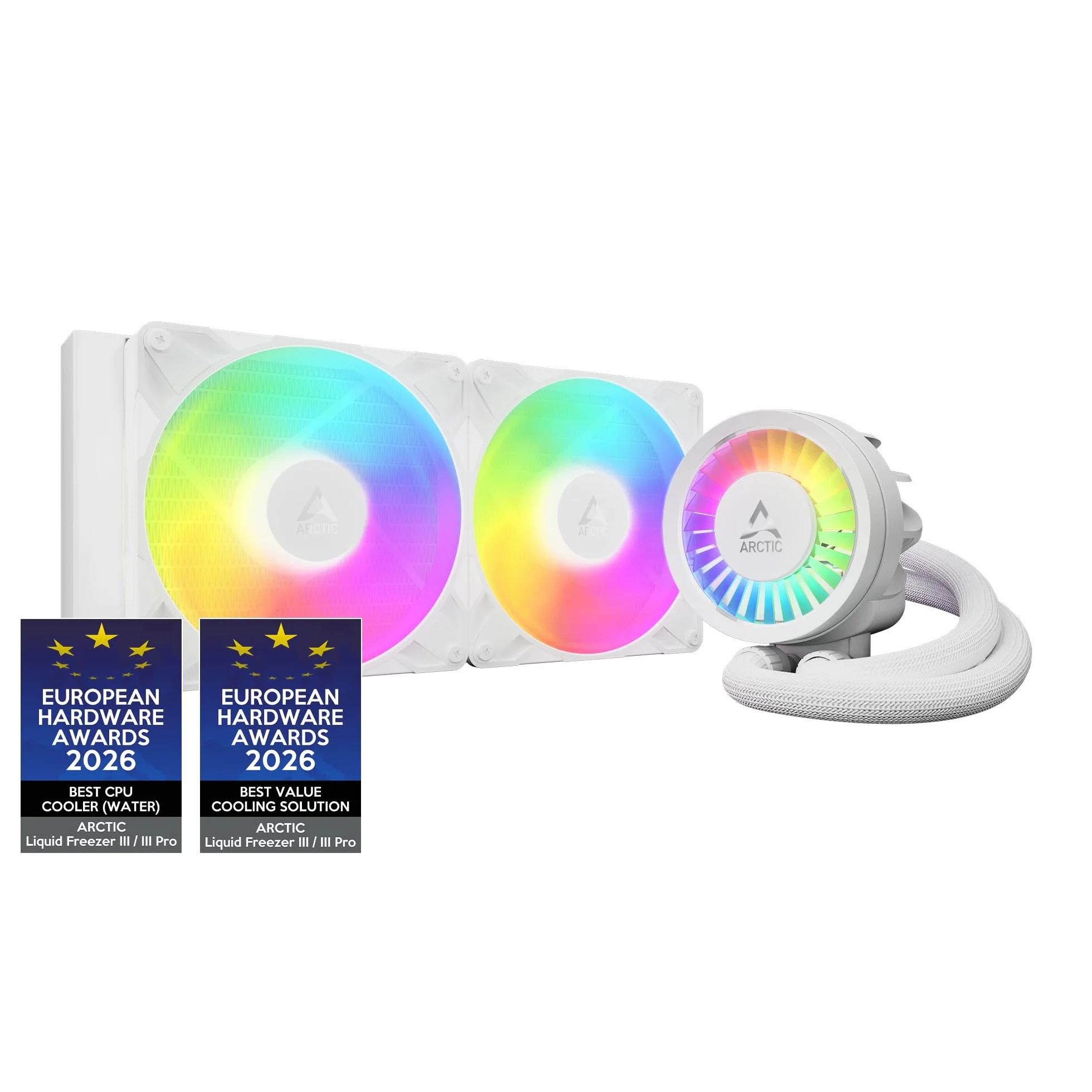 ARCTIC Liquid Freezer III Pro 280 A-RGB chłodzenie wodne AIO CPU 2x140mm 38mm PWM biały