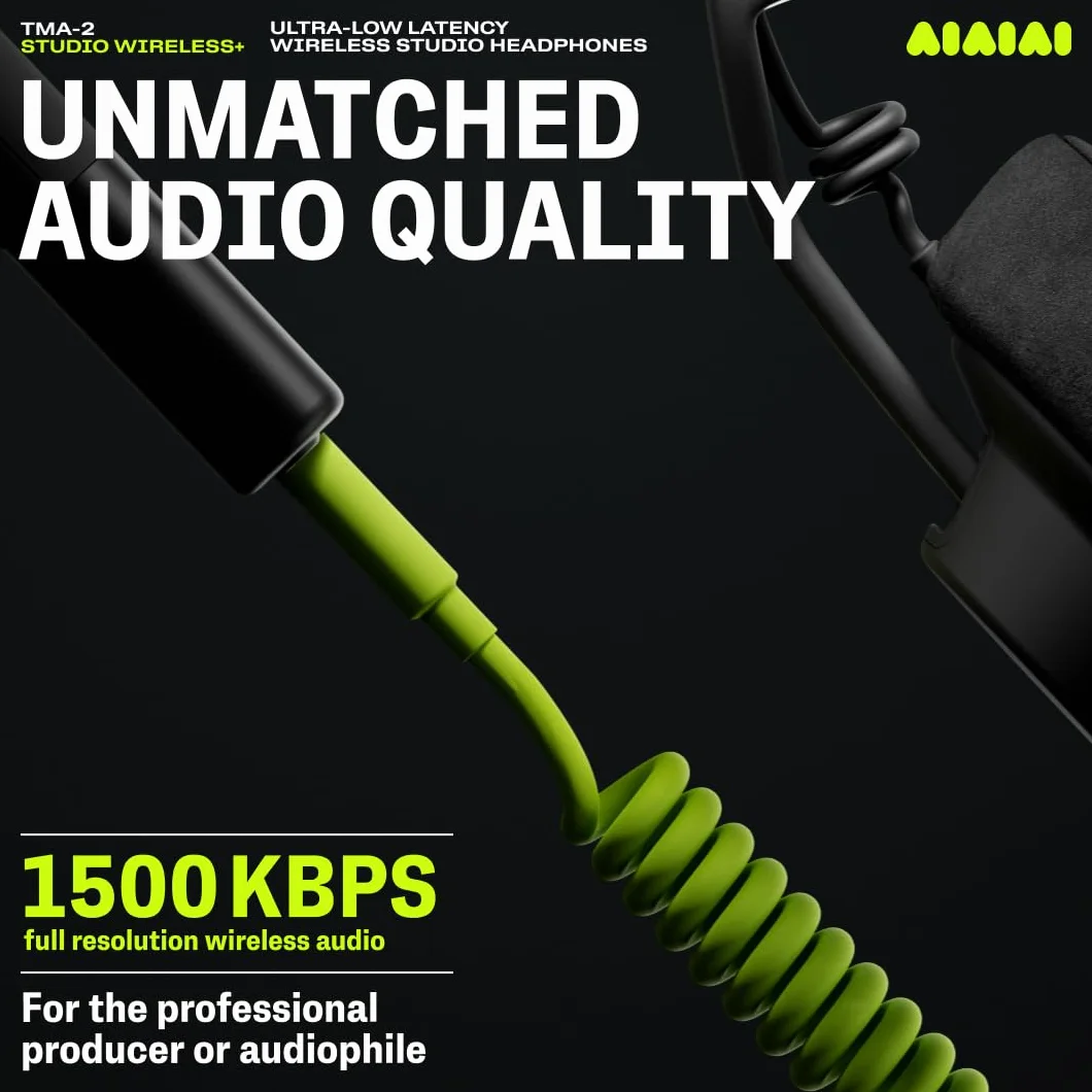 Aiaiai TMA-2 Studio Wireless+ Słuchawki Bezprzewodowe Czarny