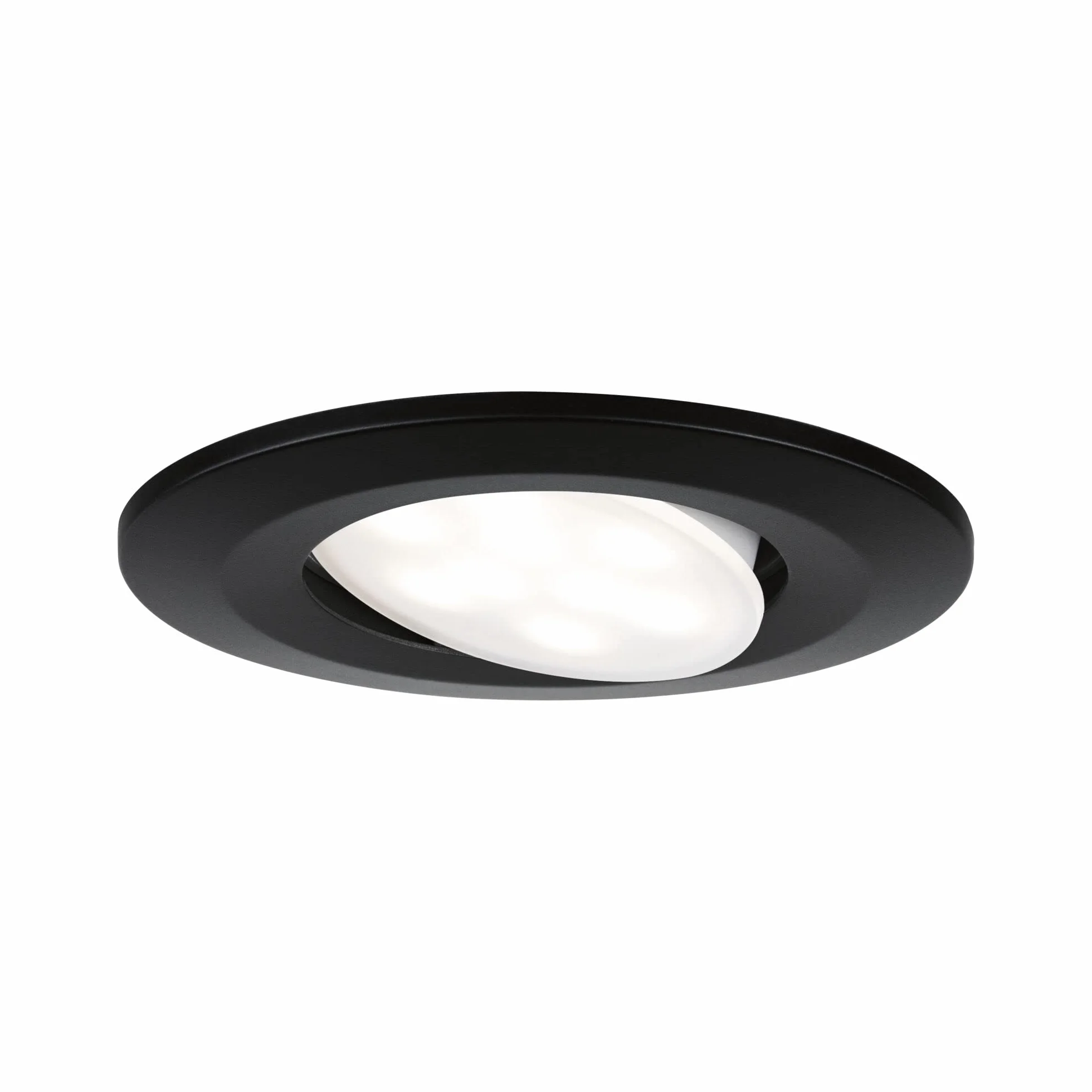 Paulmann 92461 LED oprawa wpuszczana Calla okrągła 1x6W IP65 neutr. biały, refl. wpuszcz., czarny matowy, wychylna, spoty, tw. szt., l. wpuszcz. 4000K