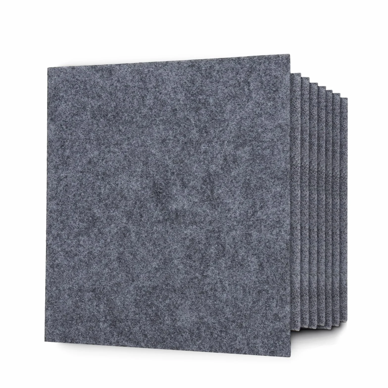 Podkładki na krzesła 8 sztuk 16 x 20 cm - filc o grubości 4 mm, podkładki meblowe, podkładki filcowe do cięcia parkietu - odporne na zarysowania, dźwiękoszczelne, ciche