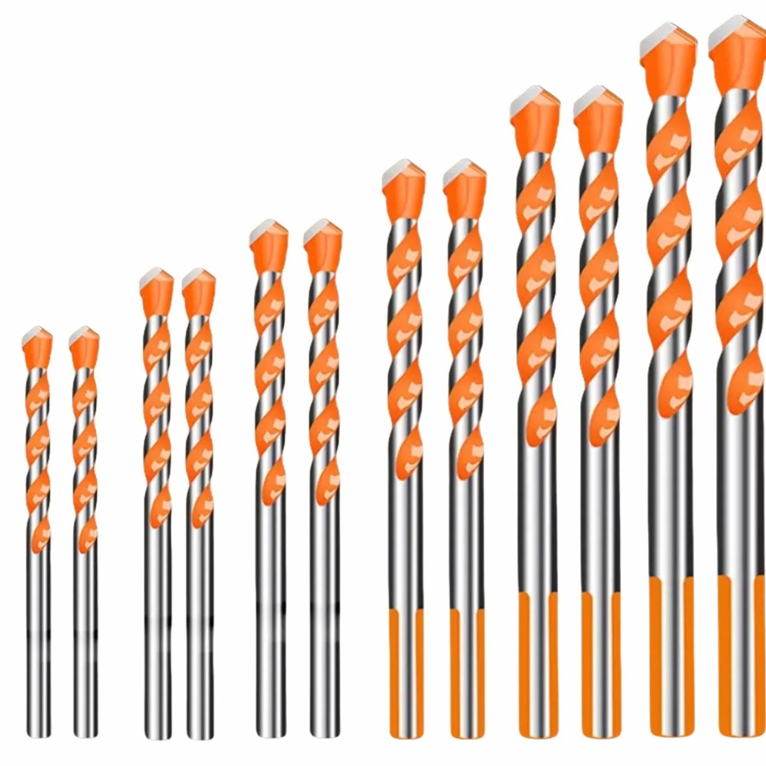 Wiertło do metalu z kobaltu, zestaw wierteł do muru z węglika wolframu 3-12 mm, zestaw 16 (12 szt. 3-12 mm)
