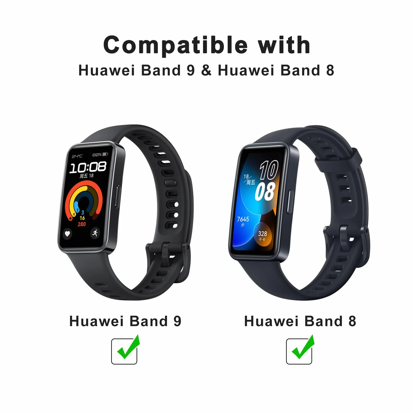 Pasek sportowy do Huawei Band 8 / Band 9 szybkie zwolnienie miękki