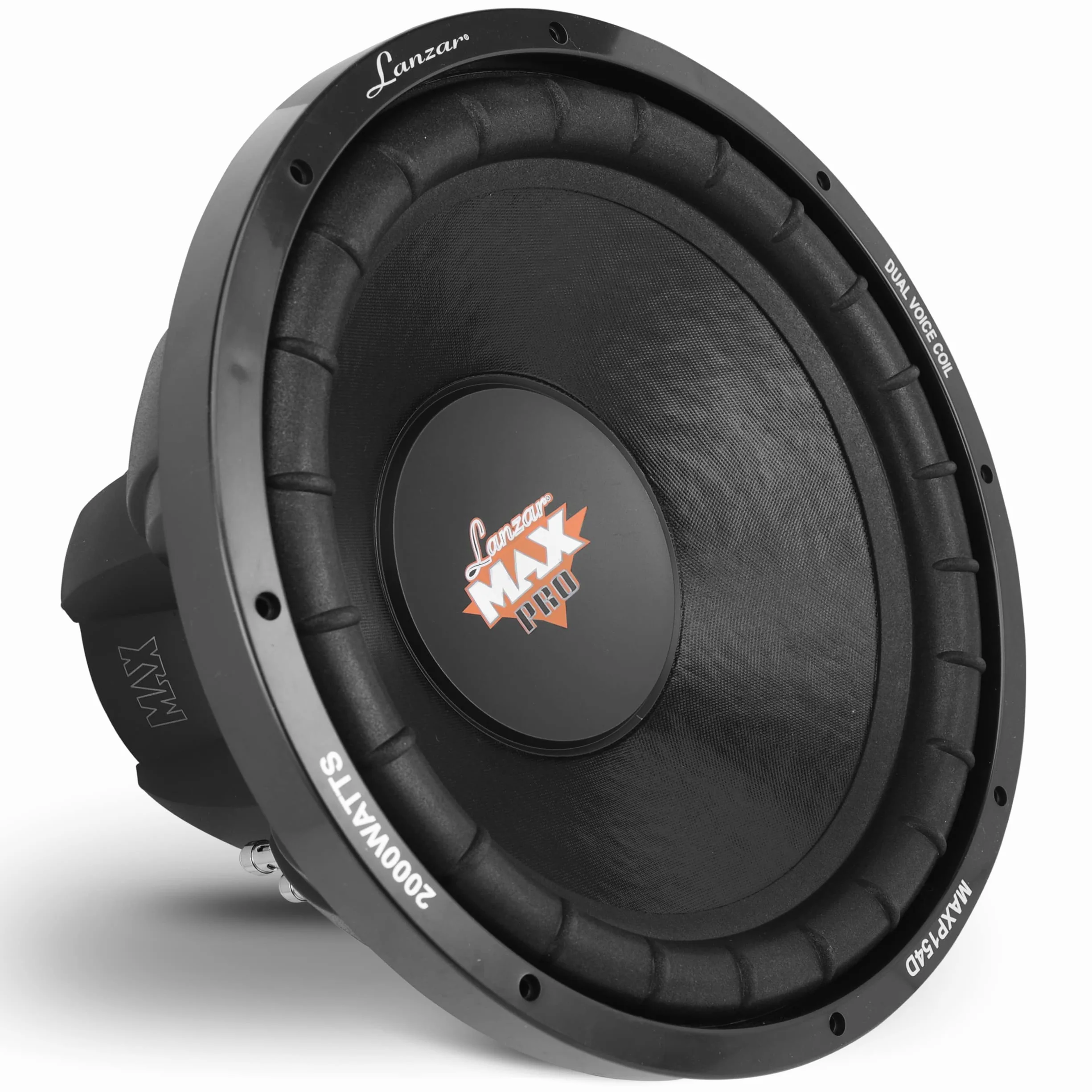 Lanzar MAXP154D Max Pro Dual subwoofer, mała obudowa (38,1 cm/15 cali, 4 omy, 2000 W)