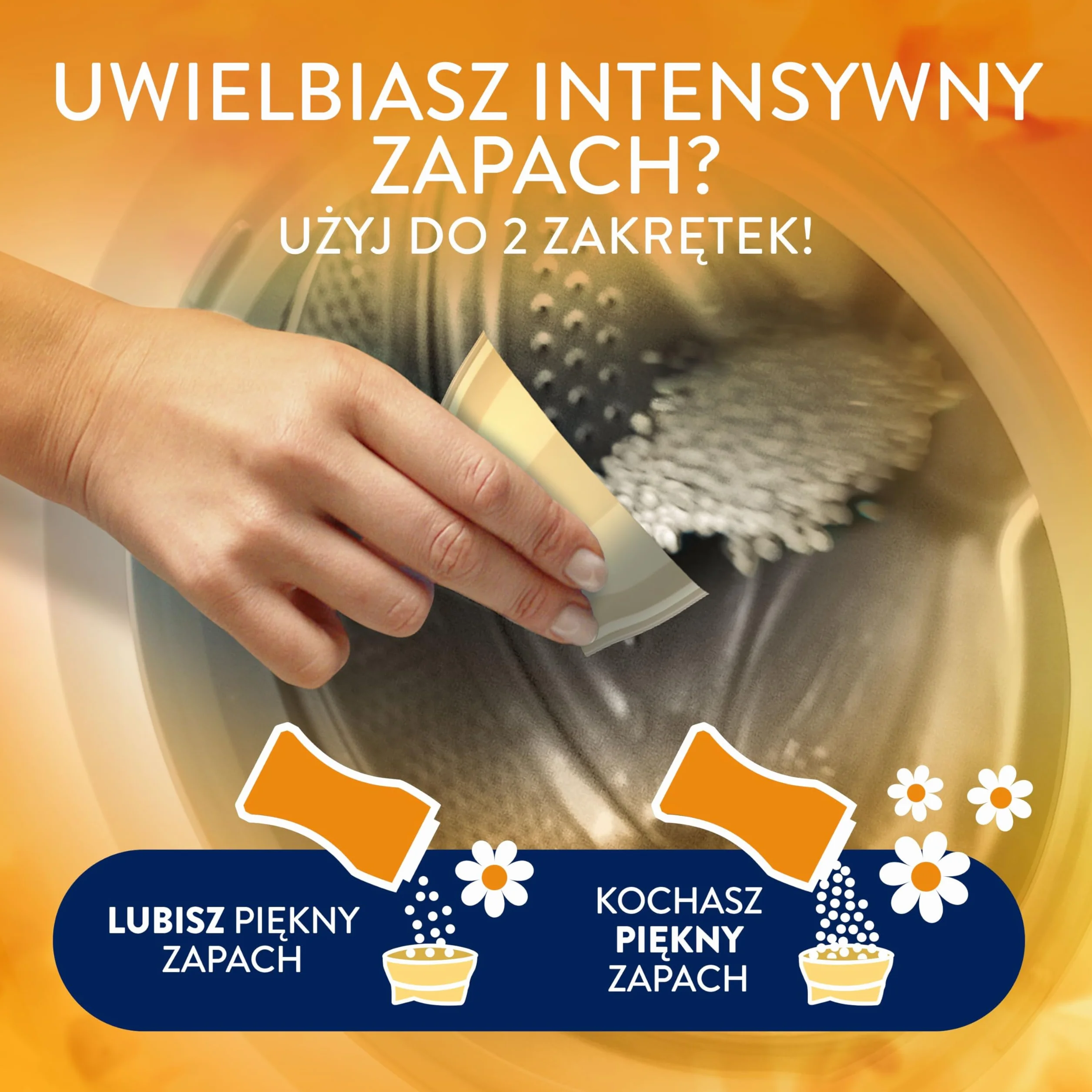 Lenor perfumowane perełki zapachowe do prania 195g, Gold Orchid & Vanilla, zapach non stop do 12 tygodni dla przechowywanych ubrań