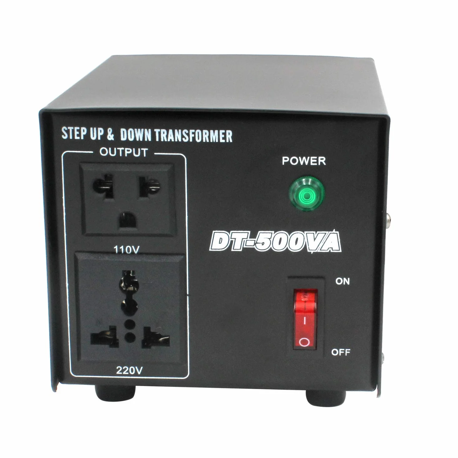 Konwerter napięcia 500 VA USA transformator pierścieniowy 220 V na 110 V Step Up & Step Down Voltage Converter 500 W