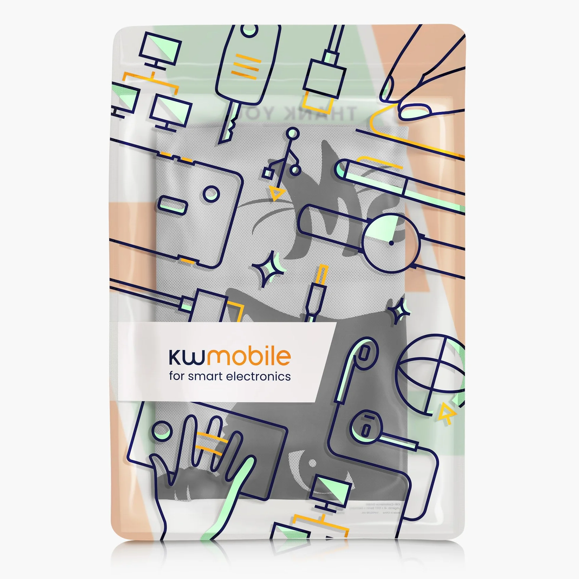 kwmobile Osłona przeciwpyłowa do HP DeskJet 4120e 4155e etui drukarki szary czarny