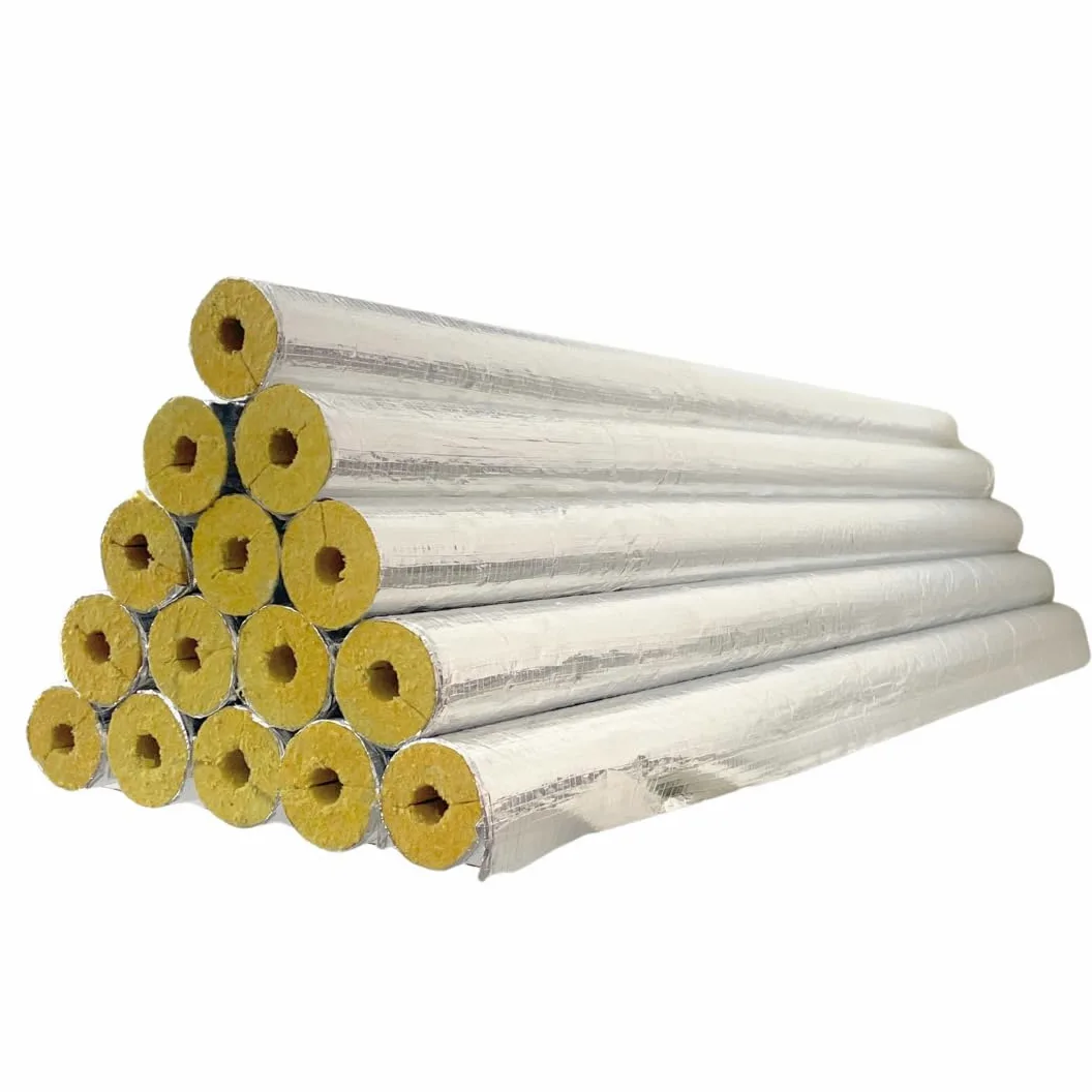 Izolacja rur z wełny skalnej 35/30mm 16m 1 karton | Otulina izolacyjna z okładziną aluminiową do rur grzewczych, dostępna w różnych rozmiarach