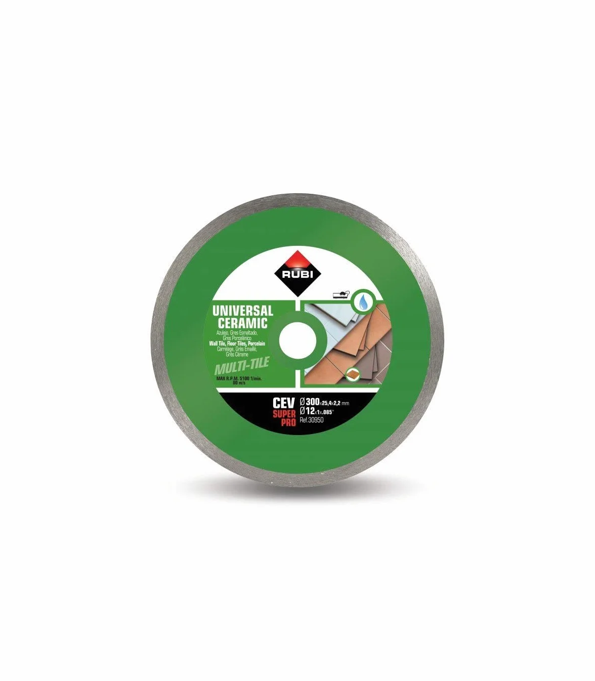 Tarcza diamentowa CEV 300 Superpro do mokrej ceramiki