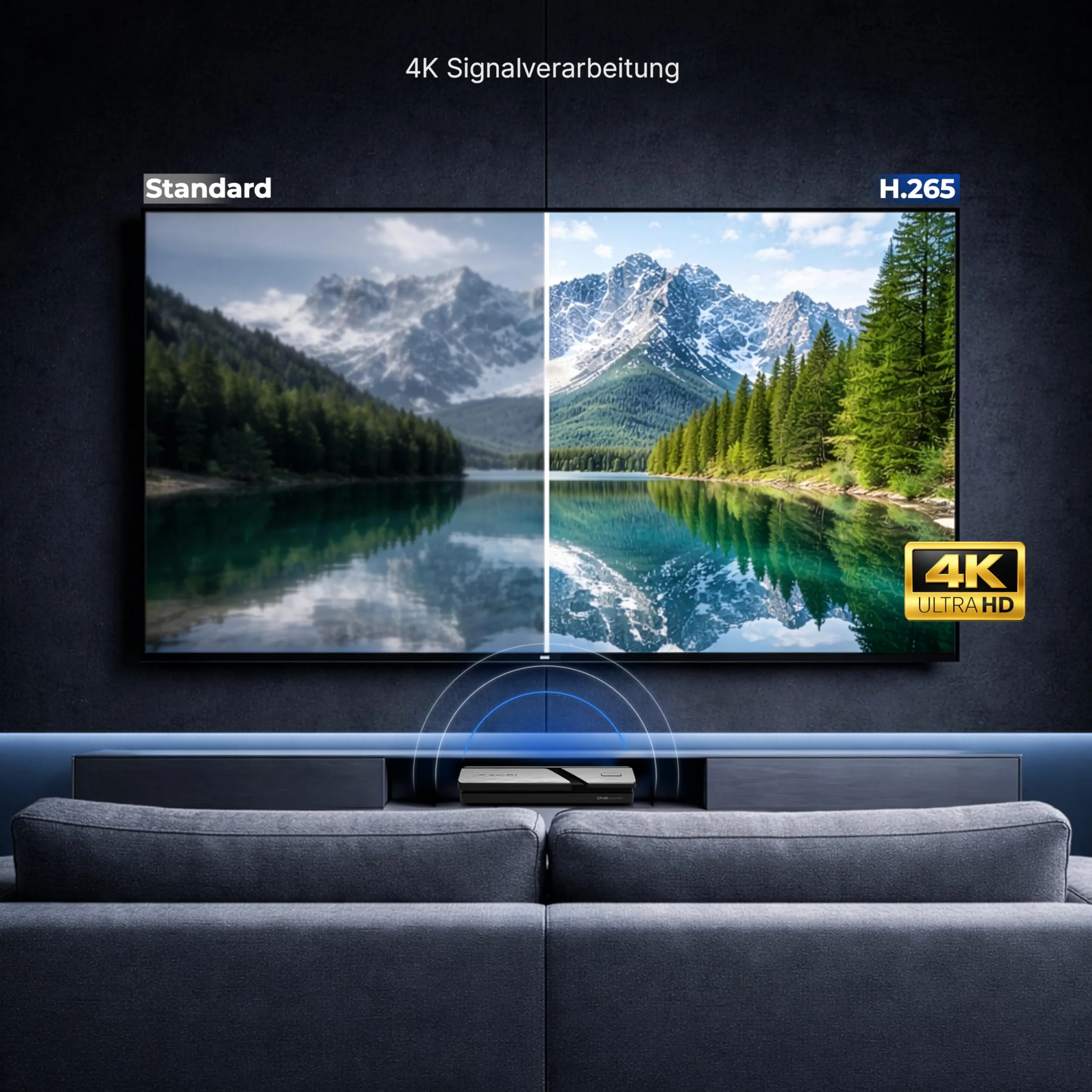 Dreambox One Ultra HD 4K DVB-S2X Multistream Tuner E2 Linux Dual WiFi H.265 HEVC