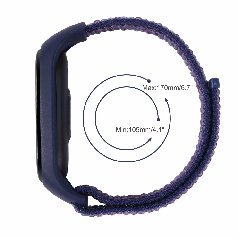 Paska do zegarka Xiaomi Mi Band 7 20 szt. silikonowy stal nierdzewna regulowany