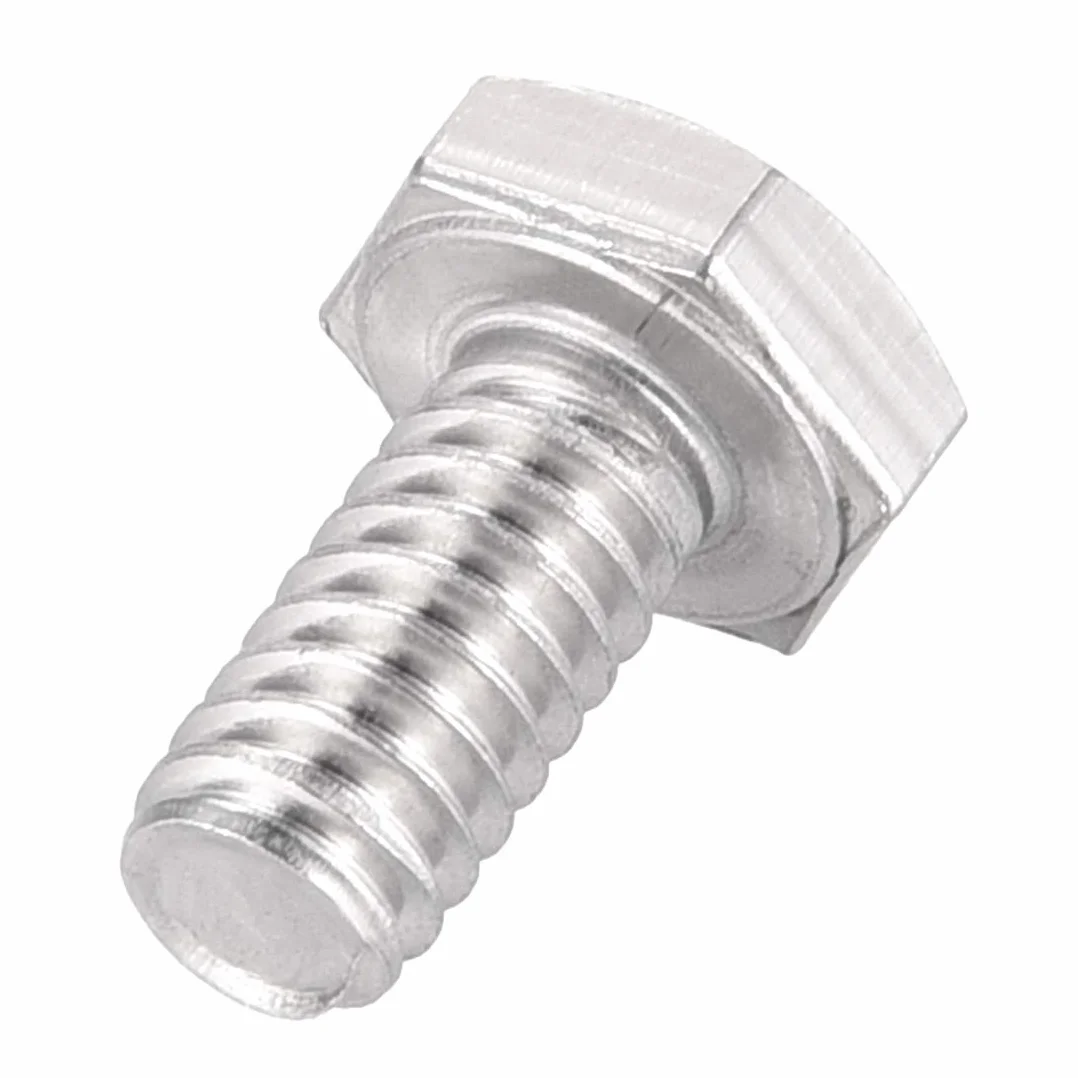 sourcing map 5 szt. śruba sześciokątna 1/4-20 x 1/2" 304 stal szlachetna śruba śruba mocowanie DE